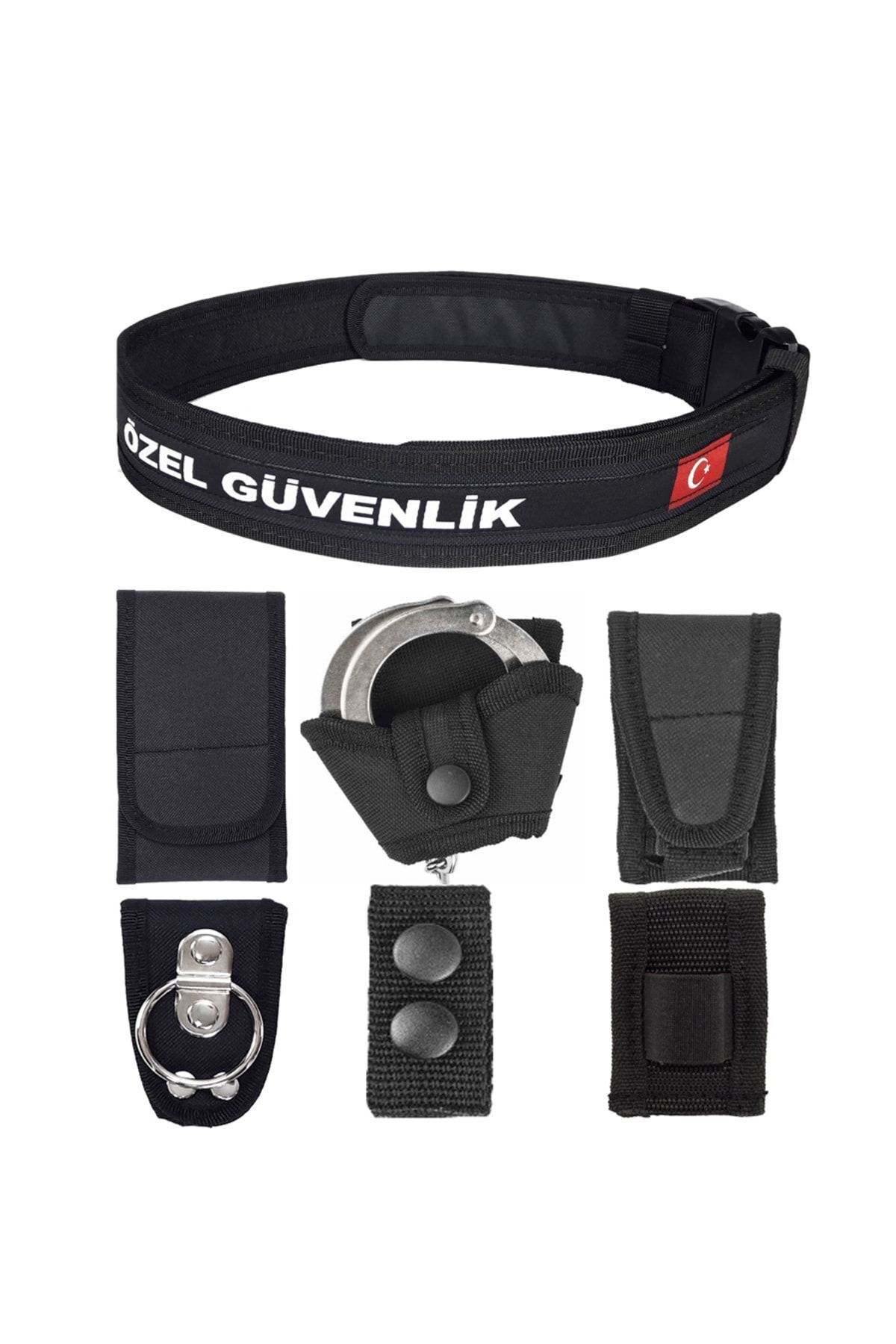 Özel güvenlik yazılı palaska seti