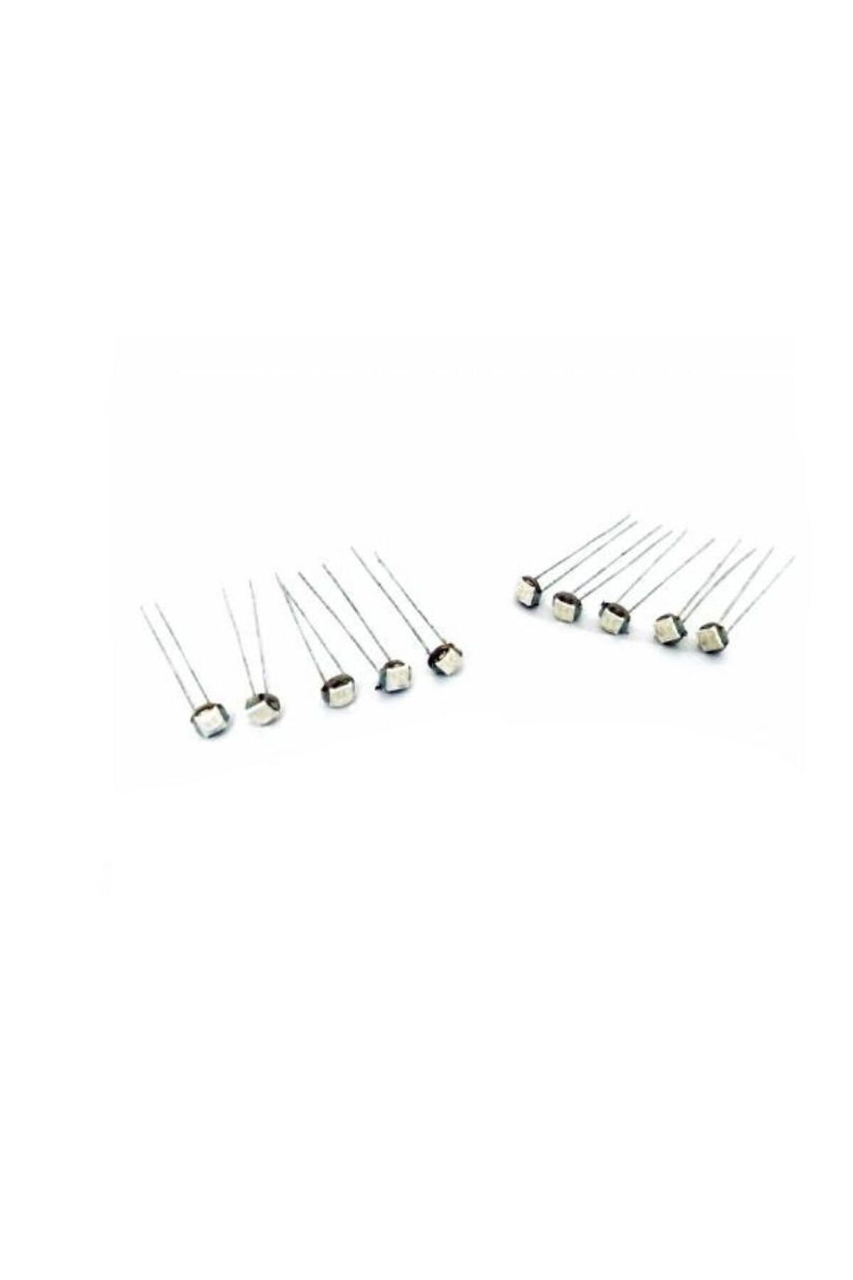 10 Adet T5 Led Ampul Kıl Bacak Tel Bacak Kılçık Ampul Yeşil