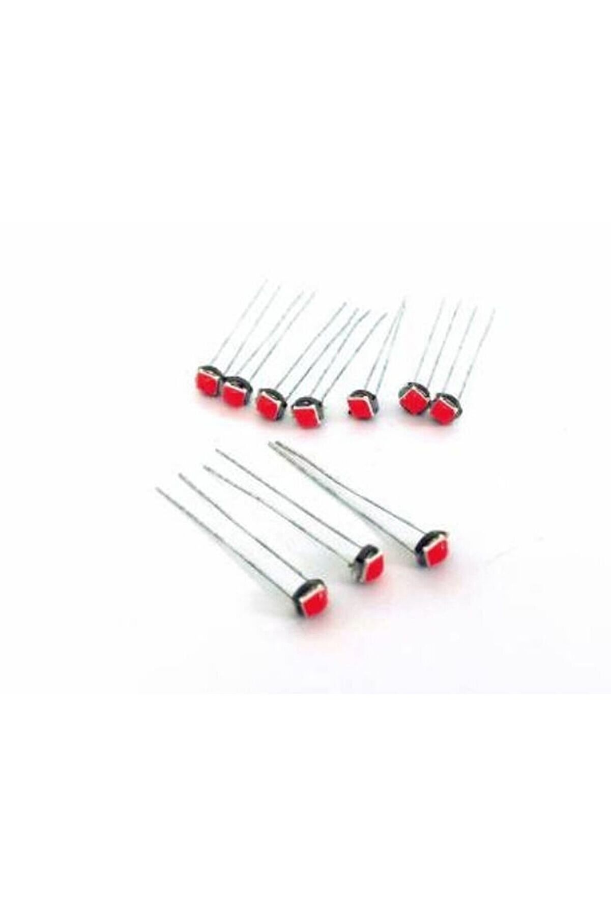 10 Adet T5 Led Ampul Kıl Bacak Tel Bacak Kılçık Ampul Kırmızı