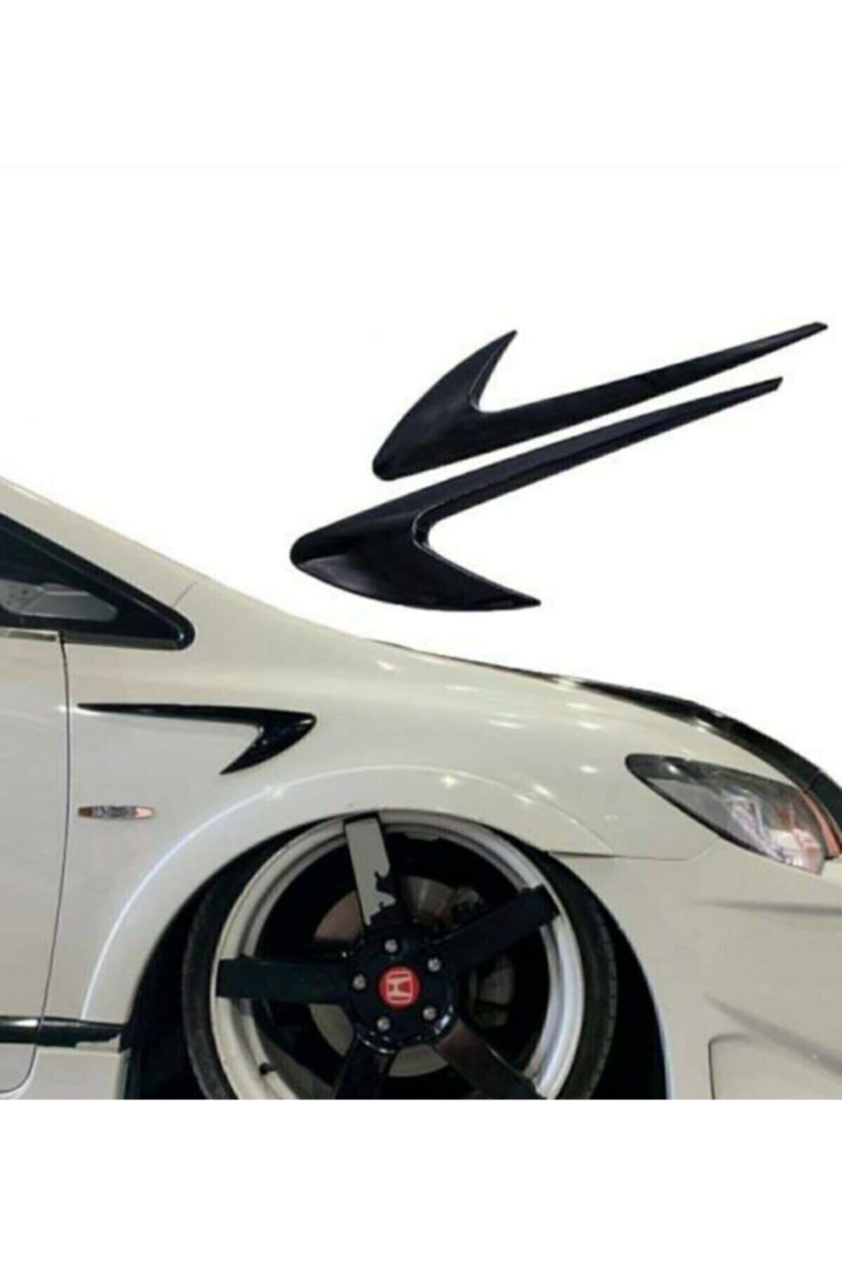 Esnek Tampon Çamurluk Izgara Venti Body Kit Parlak Siyah Piano Black (SAĞ-SOL)