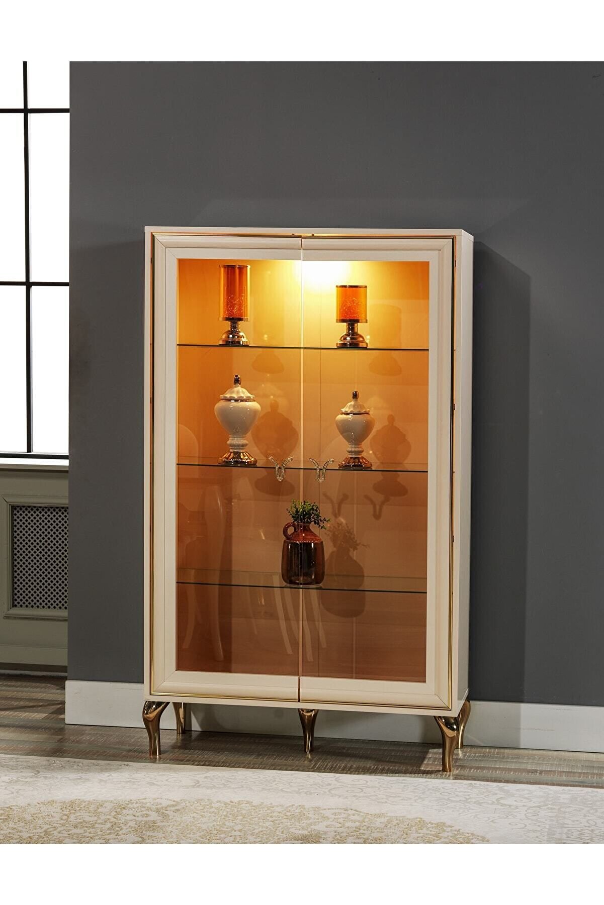 Estella İki Kapaklı Vitrin