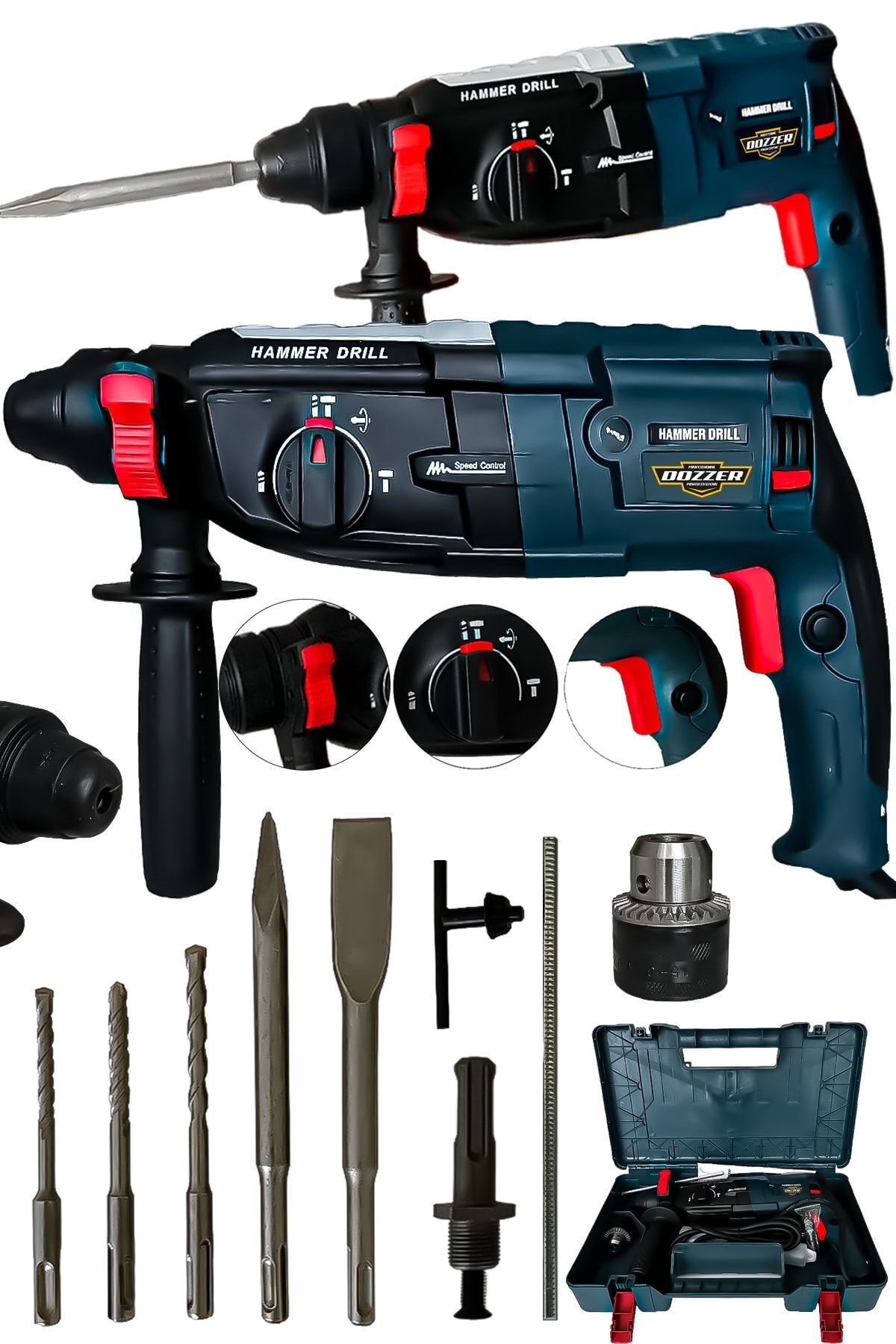 Alman 2.30mm Bakır Sargılı Çift Çelik Şanzuman Kırıcı Delici Hilti Matkap 5pcs Uç Hediye