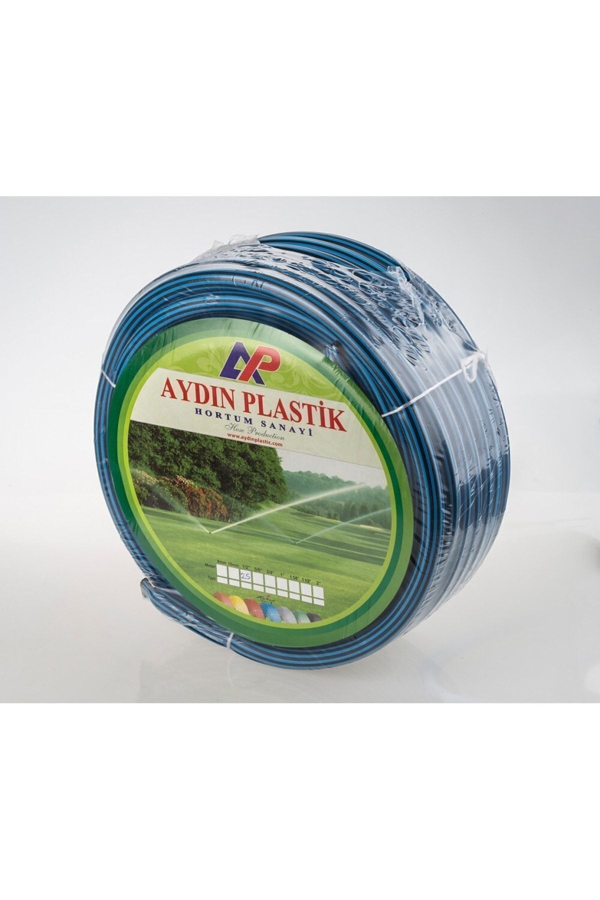 1/2" Kalın Takviyeli Zebra Market Tipi Bahçe Hortumu Sulama Toplama Musluk Tipi 20 Metre