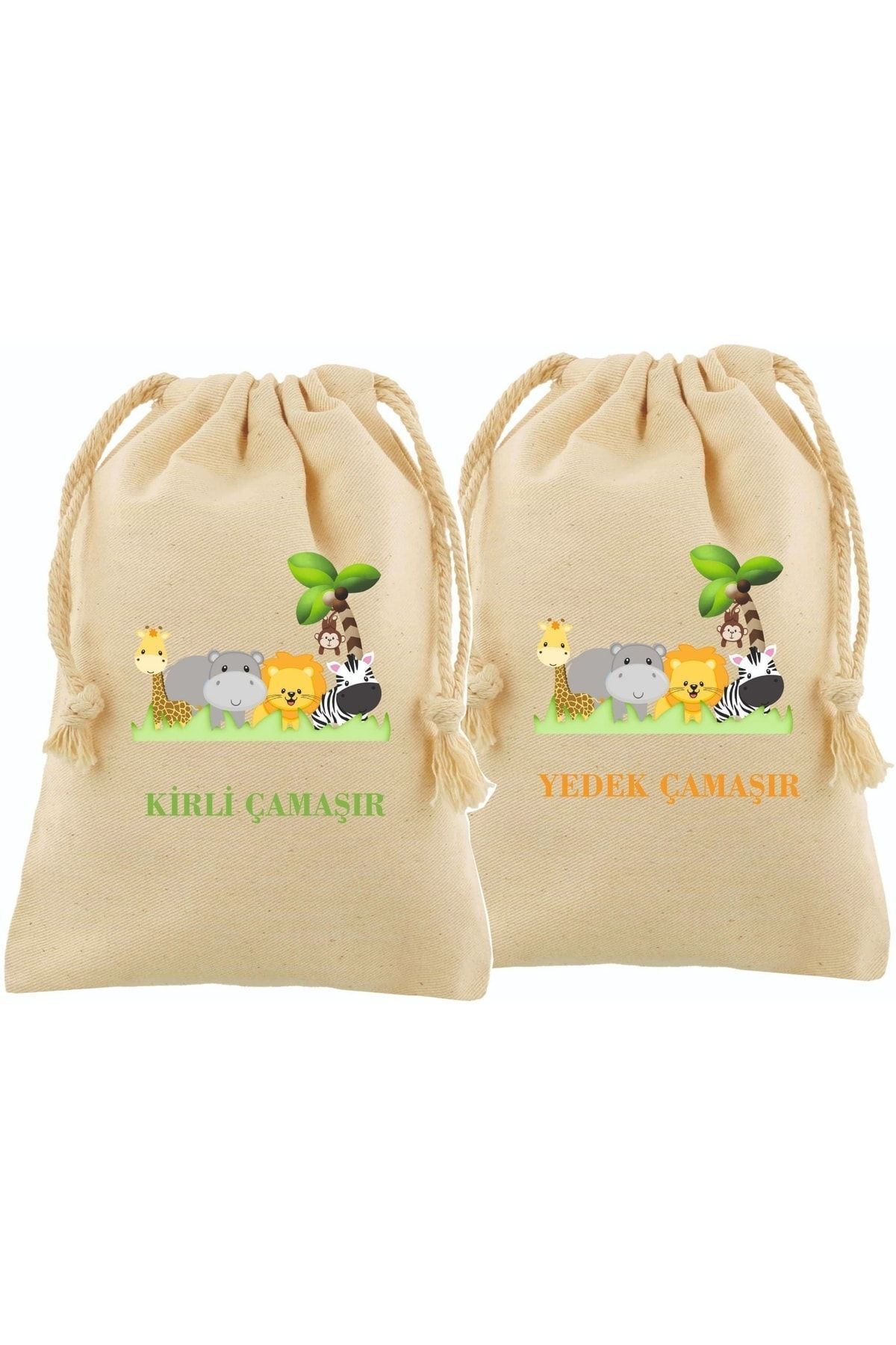 Valiz İçi Organızer Bez Torbası 2li