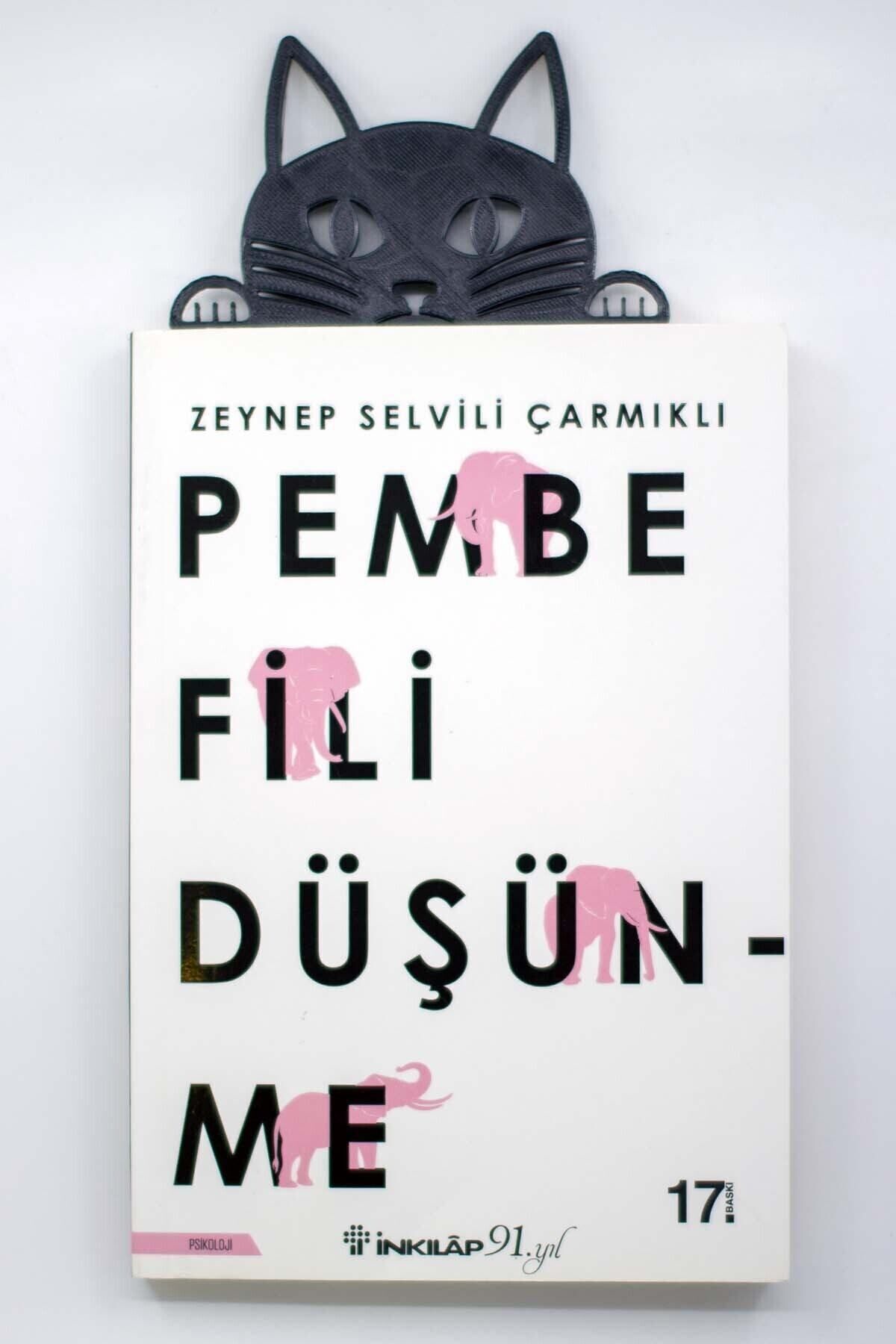 Büyük Kedi Figürlü 3d Kitap Ayracı