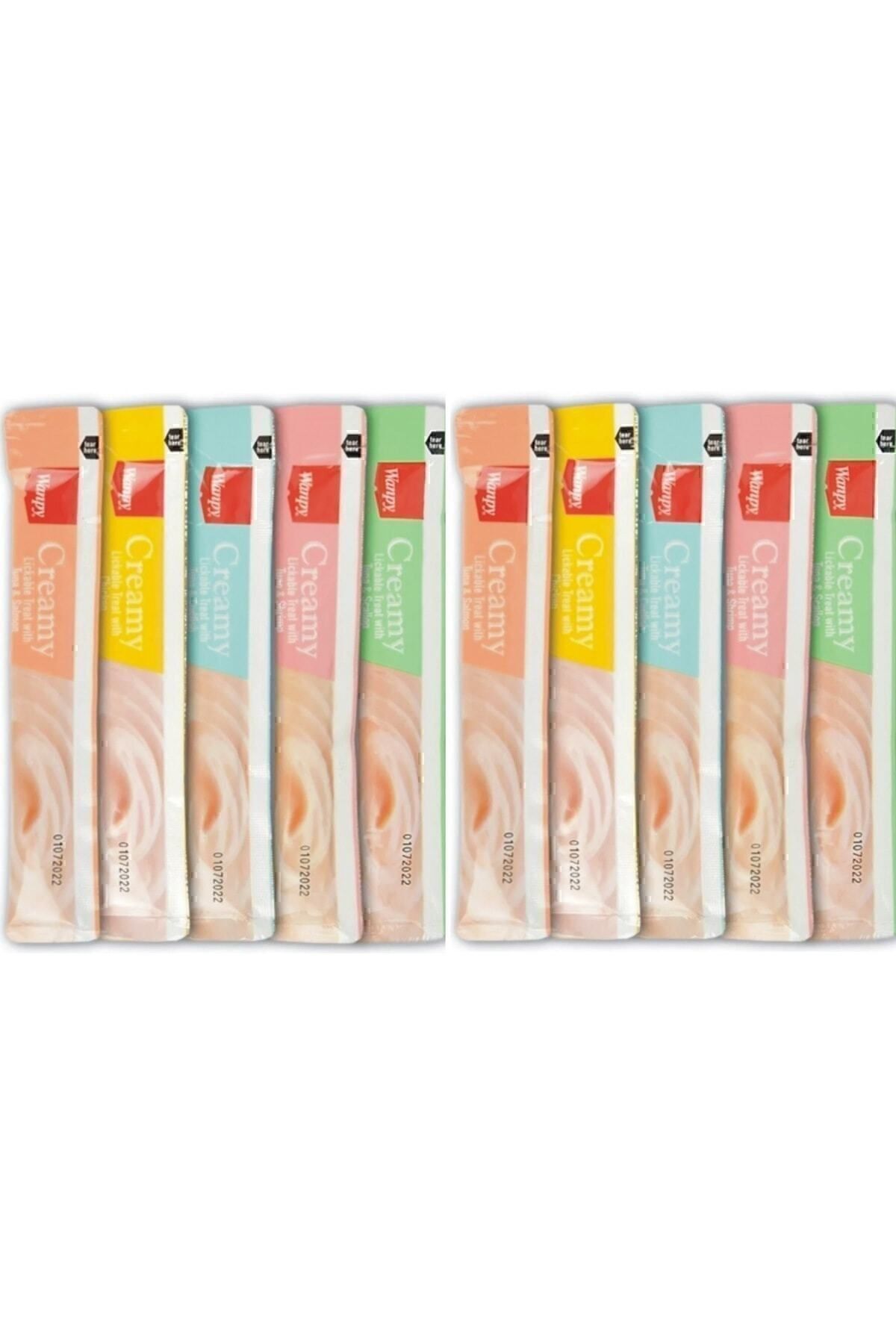 Creamy Cat Treat Karışık Krema Sıvı Kedi Ödül Maması 14 gr X 10 Adet