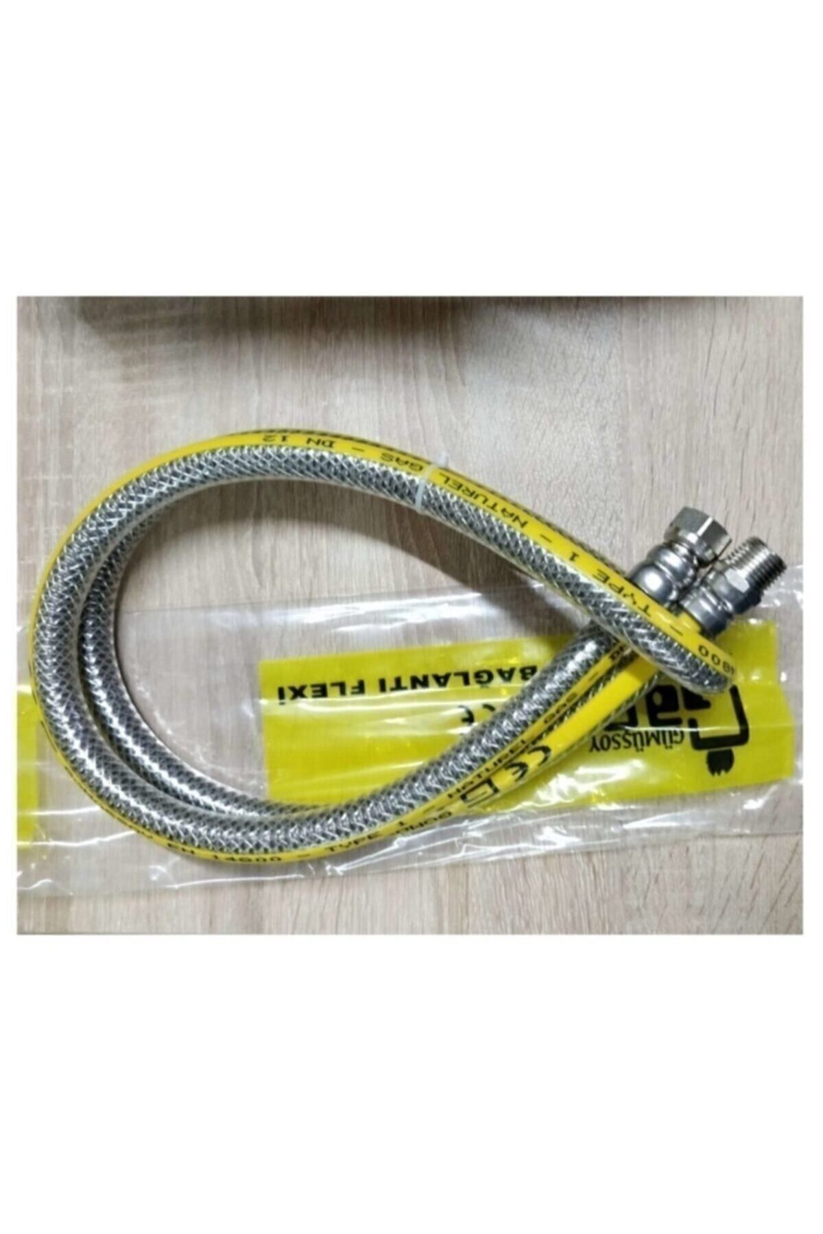 125 Cm Doğalgaz Flex Bağlantı Hortumu Gaz Flexi Soba Fırın Ocak