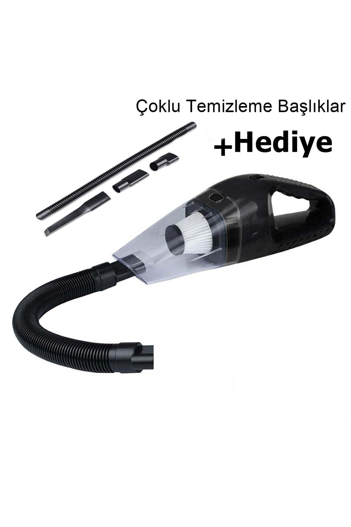 Oto Araç Süpürgesi Çakmaklık Girişli Toz Temizleyici Cihazı Koltuk Bağaj