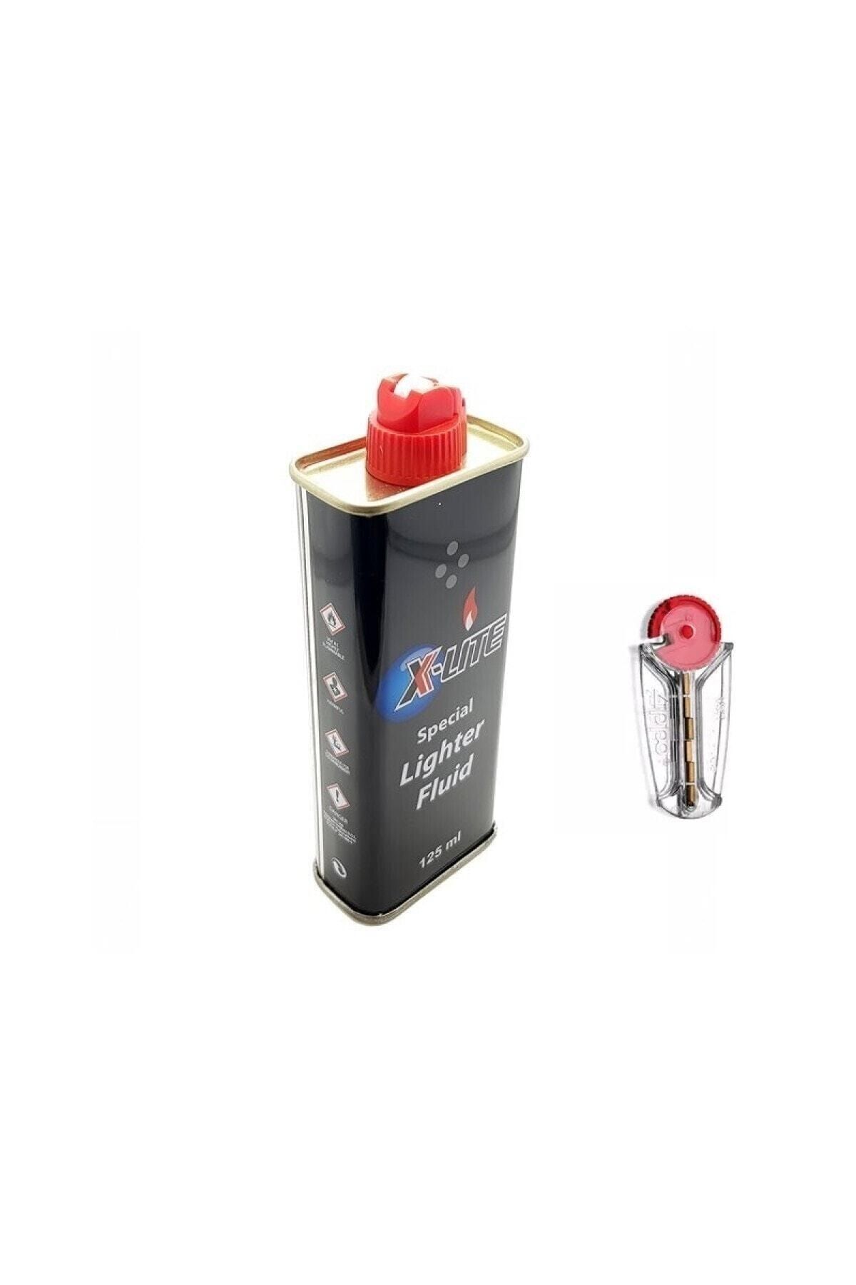 X-lite 125ml Zippo Benzini Zippo Çakmak Gazı + Zippo Çakmak Taşı