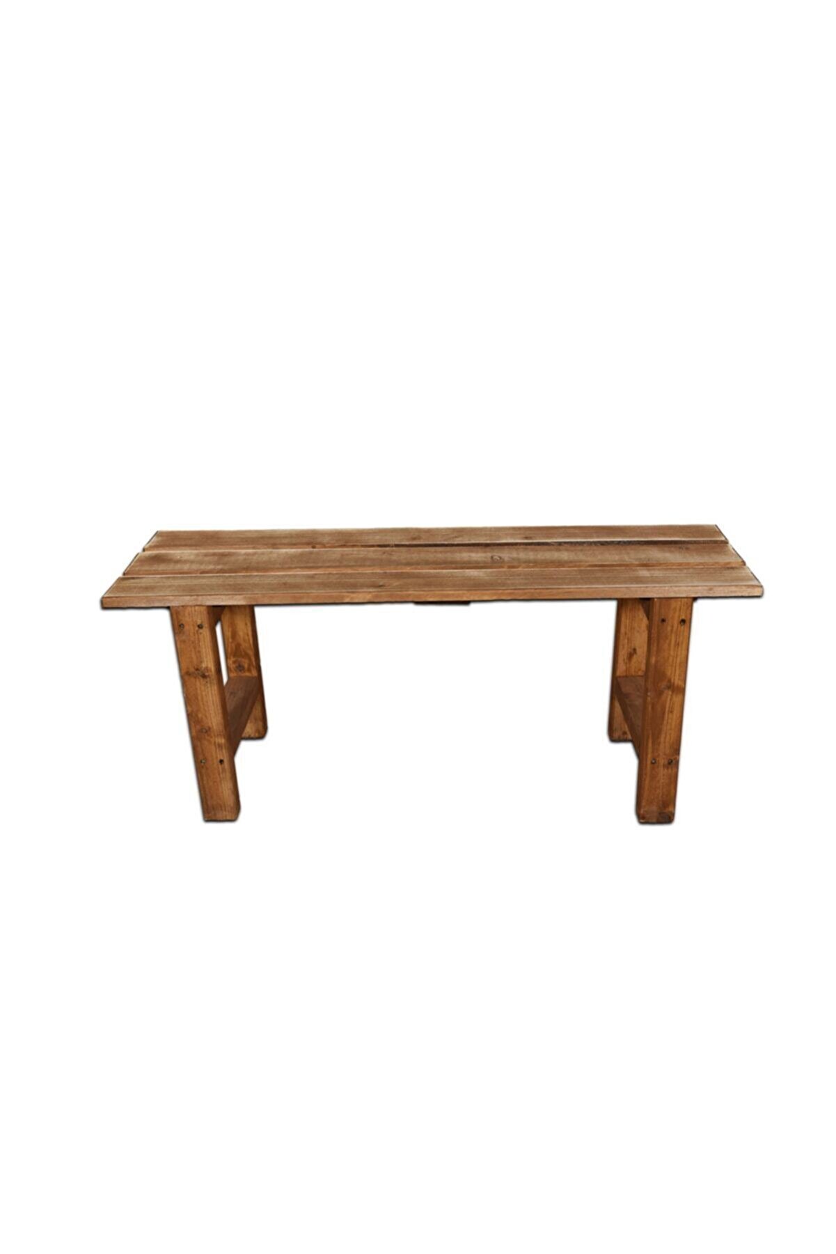 Masif Ahşap Bank Bench Sandalye Mutfak Bank Ceviz 100cm X 30cm Ceviz Renk