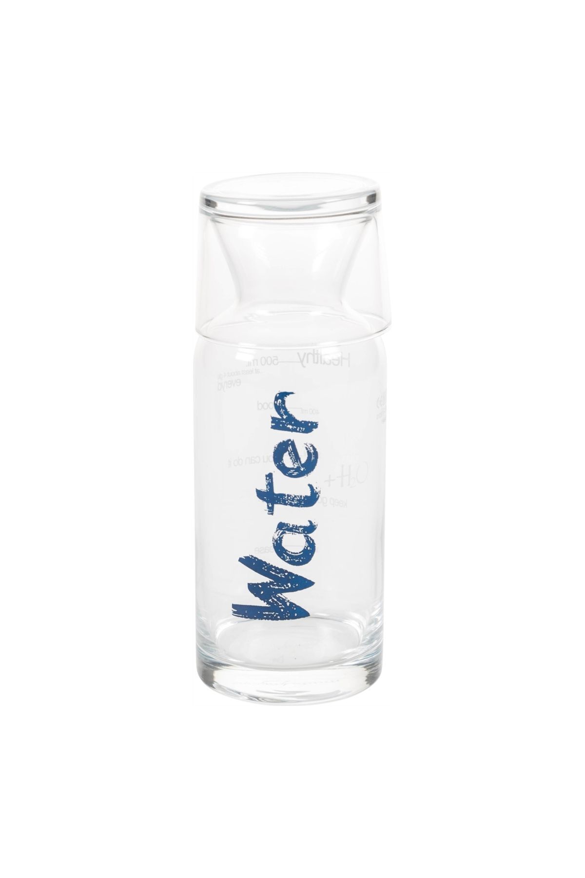 Water Mavi Kapaklı Başucu Sürahisi - 700 ml