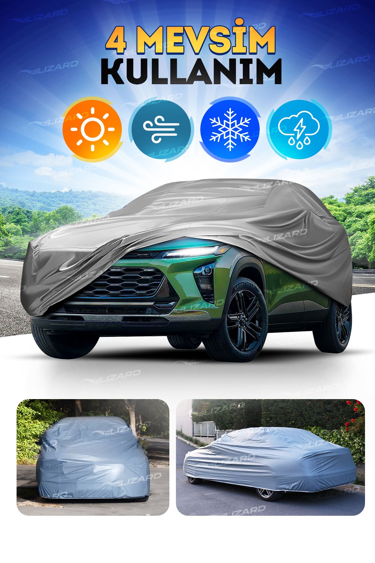 Suv Araçlara Uyumlu Oto Araba Brandası - Örtüsü