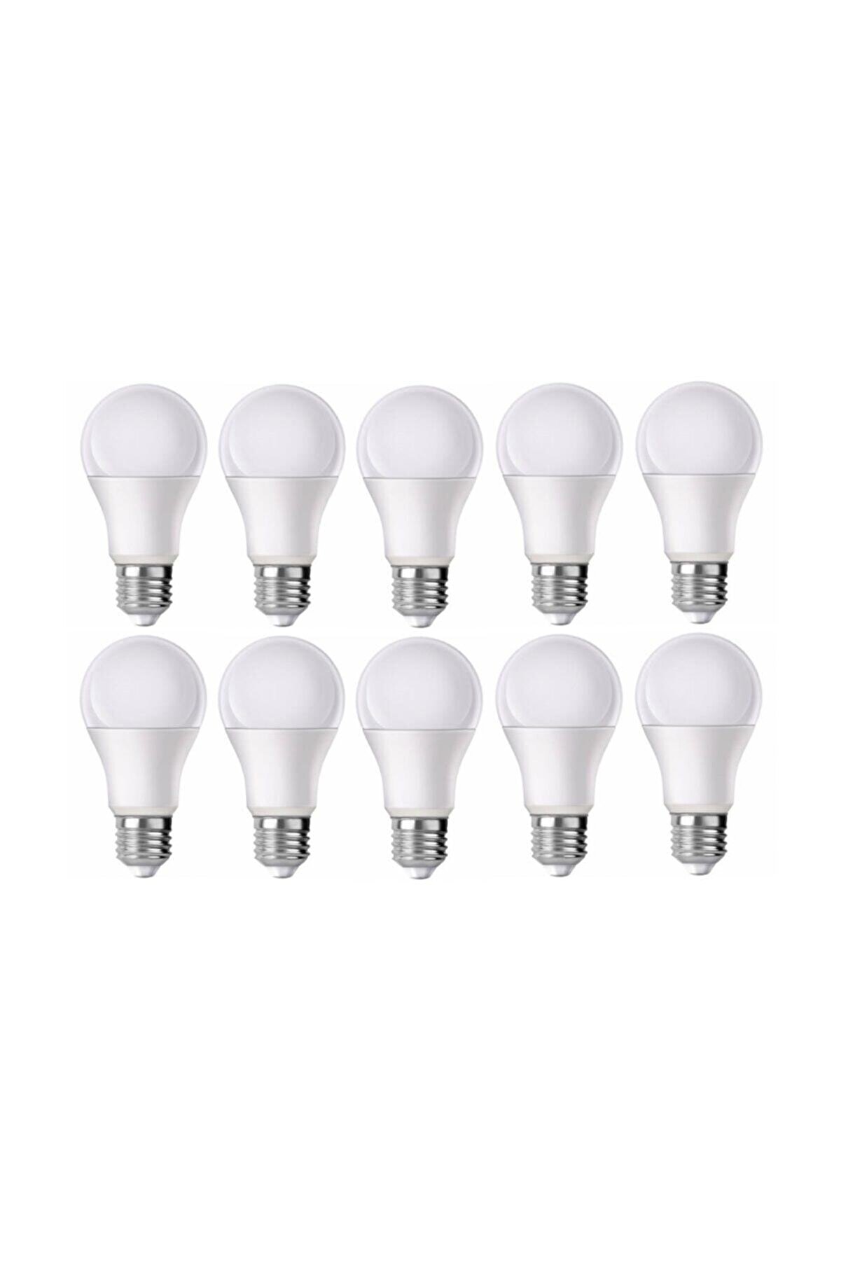 Proich Led Ampul Beyaz Renk 9 Watt Tasarruflu 10 Lu Paket