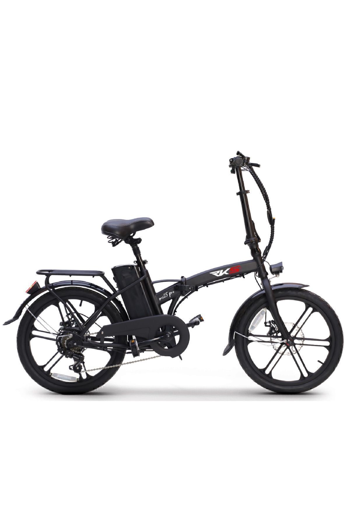 MX25 Pro Elektrikli Bisiklet Katlanabilir Elektrikli Bisiklet  SİYAH