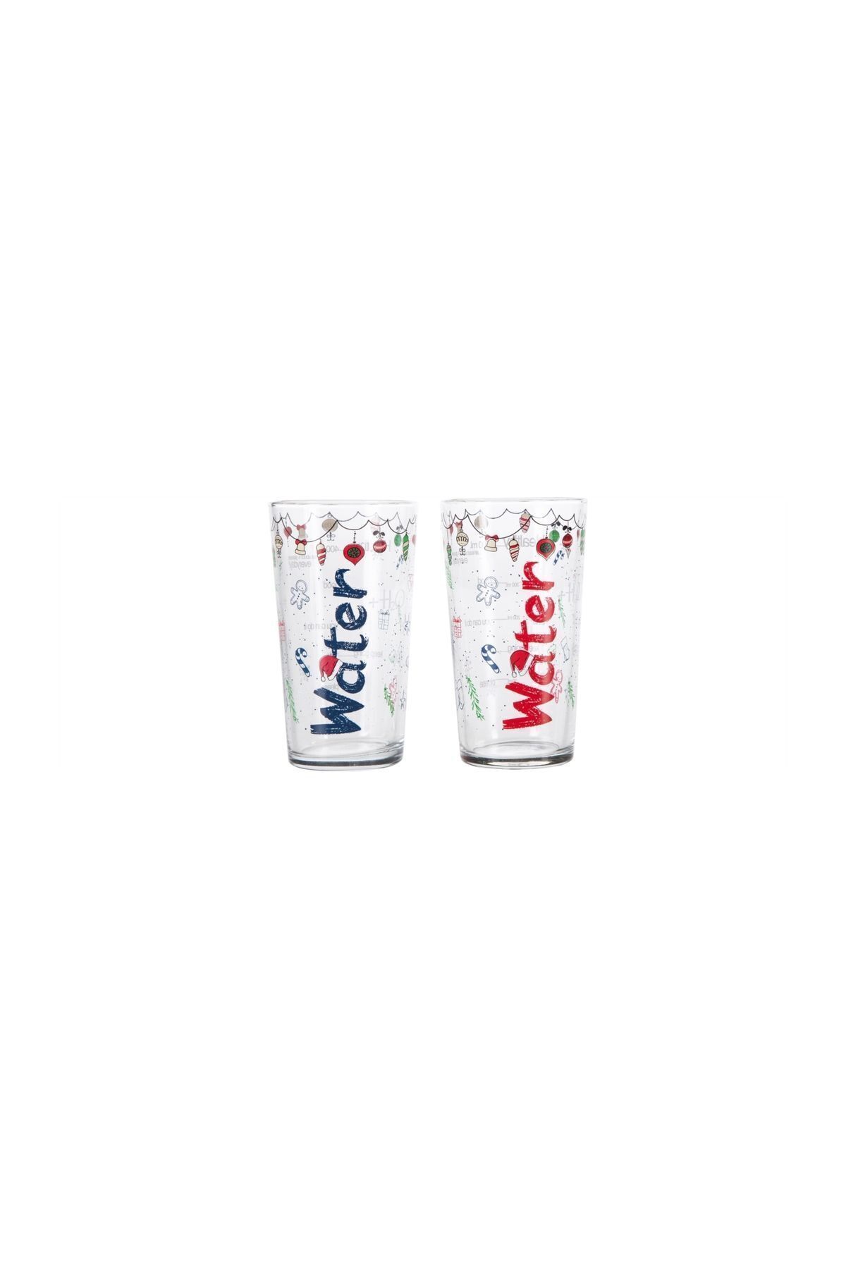 Water Bardak 570 ml 2'li Set -yılbaşı