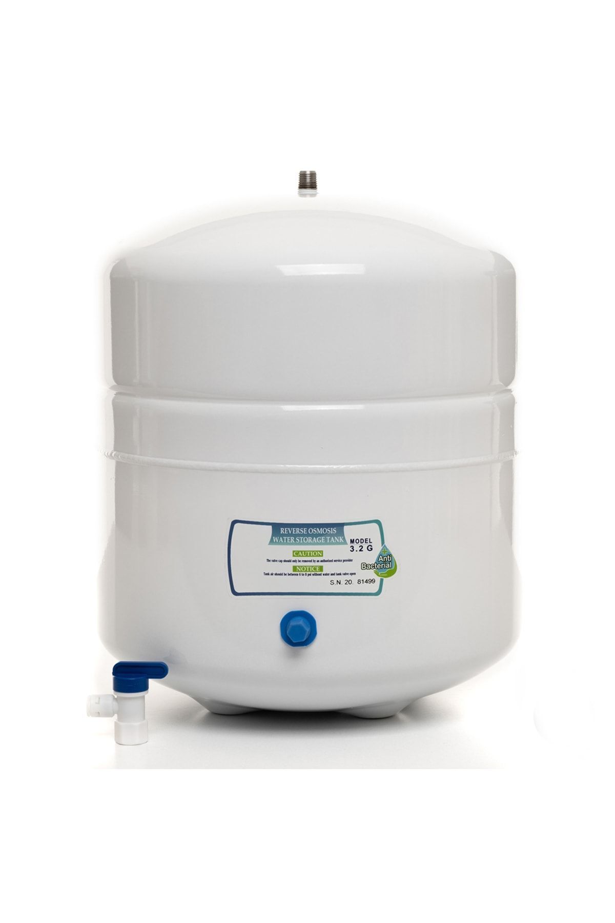 Su Arıtma Cihazı 12 Litre Nsf Onaylı Paslanmaz Metal Tank