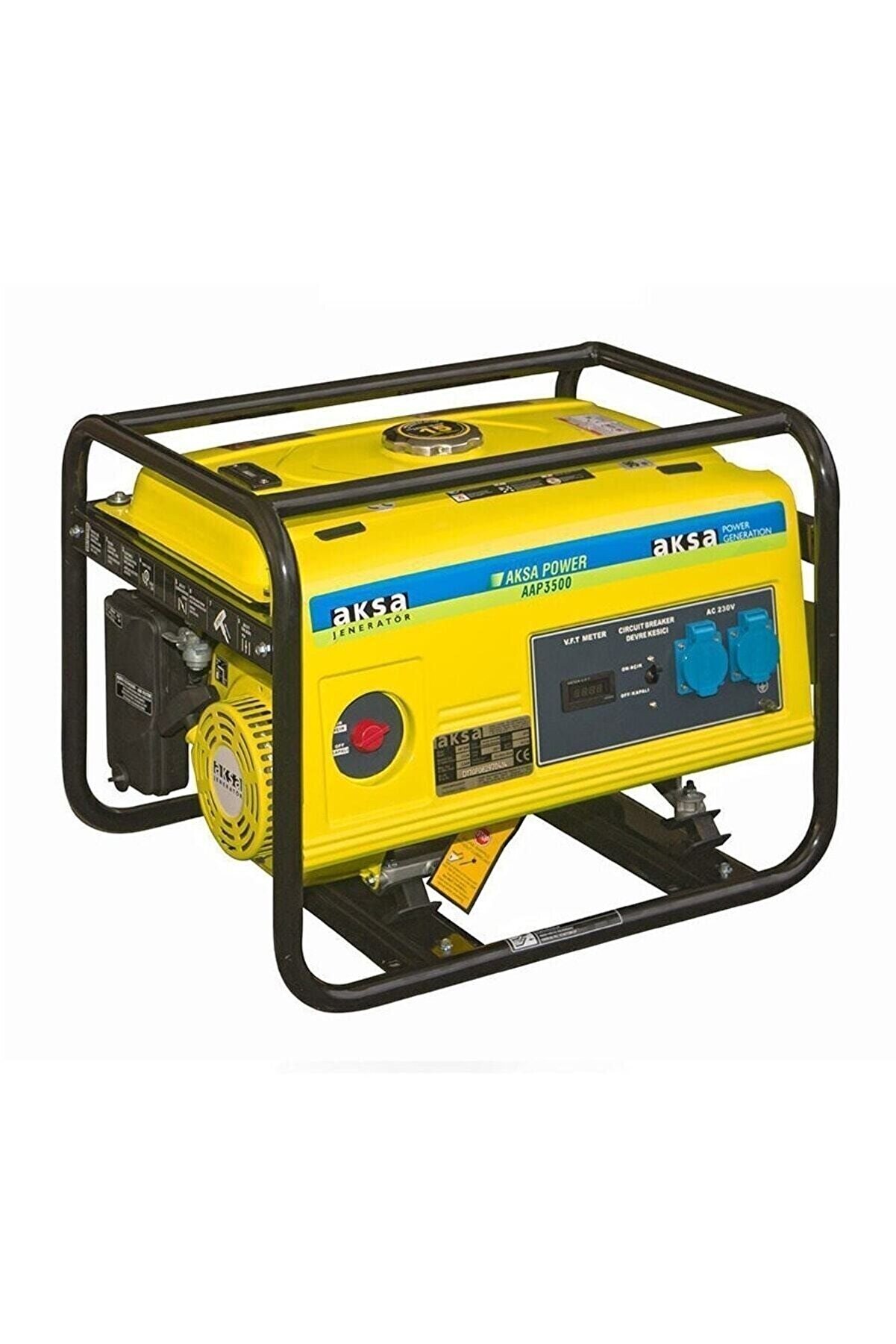 AAP 3500 İpli 3.5 KVA Monofaze Benzinli Jeneratör