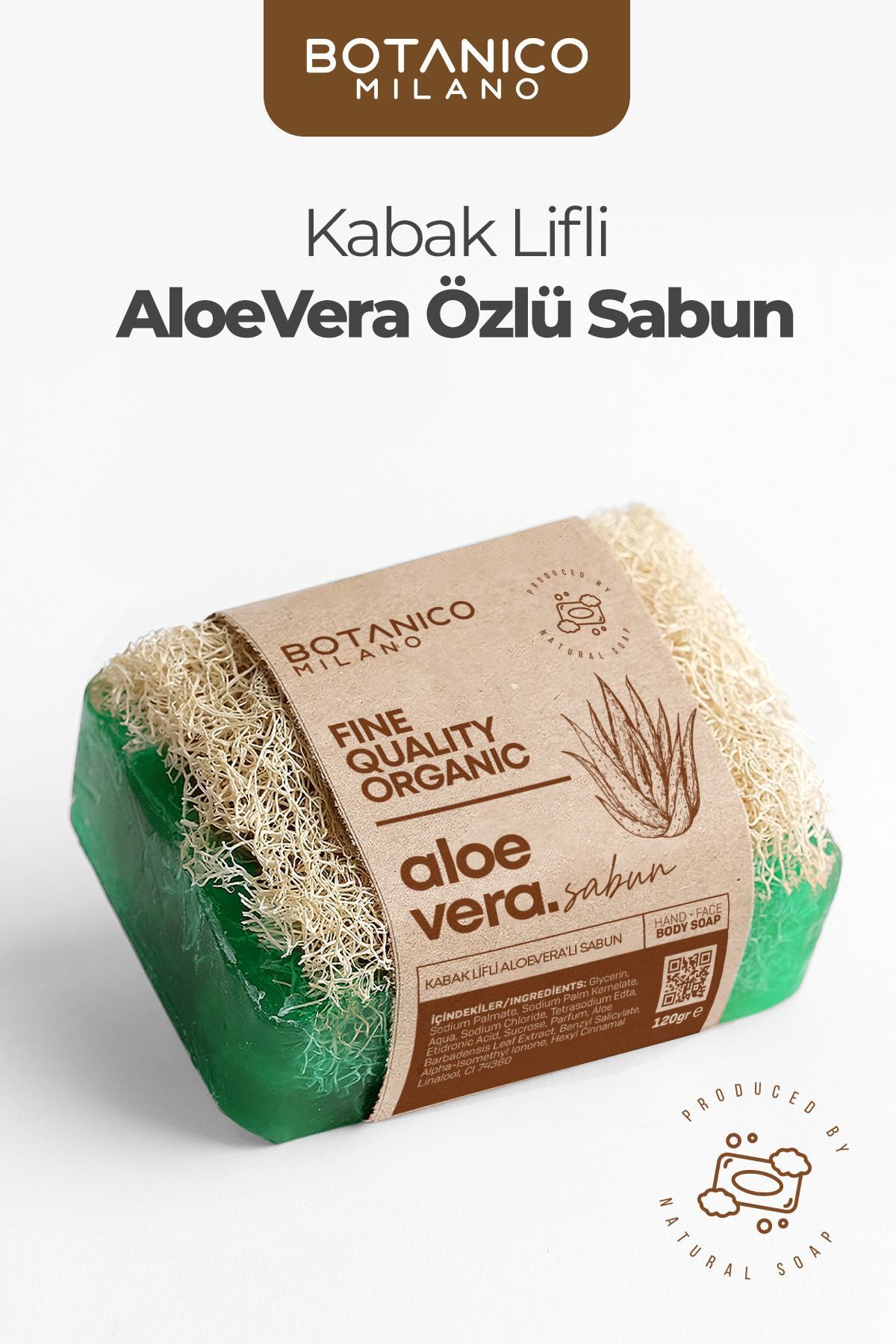 Kabak Lifli Aloe Vera Sabunu