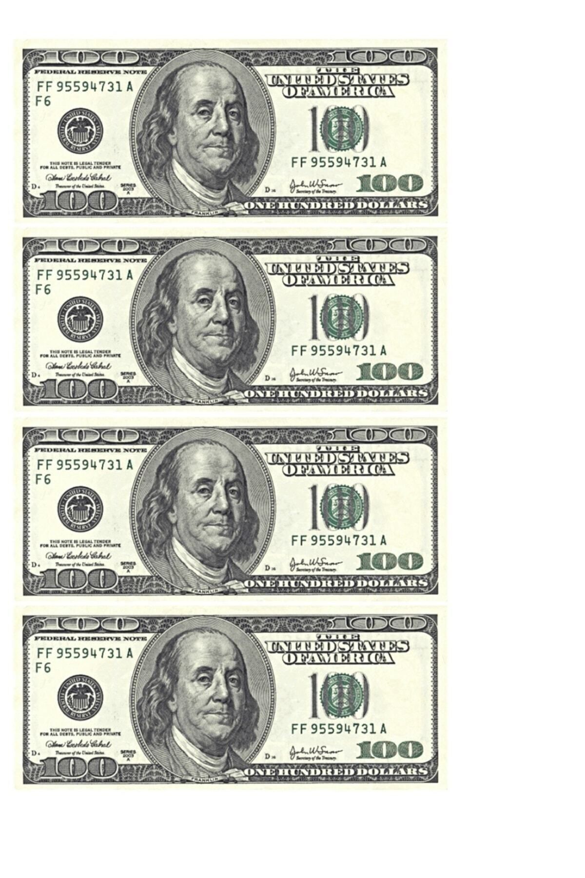 Hazır Kesilmiş Yenilebilir Kağıt Gıda Baskı Dolar Yenilebilir Baskı ( 4 Adet )