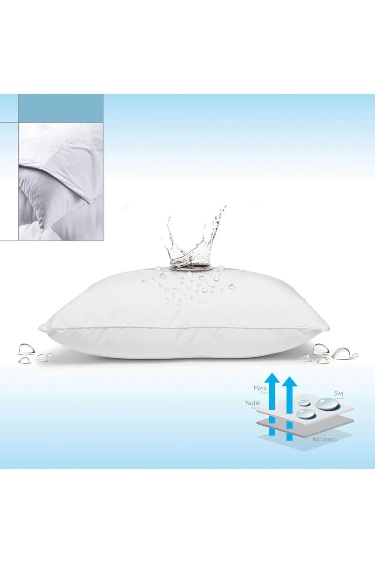Lüks Yastık Alezi 2 Adet 50x70 Sıvı Geçirmez