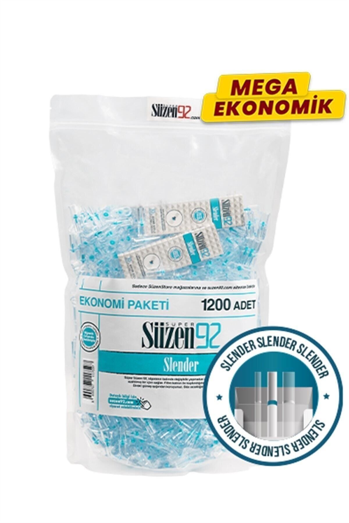 Slender Sigara Ağızlığı Filtresi - 1200’lük Ekonomik Poşet