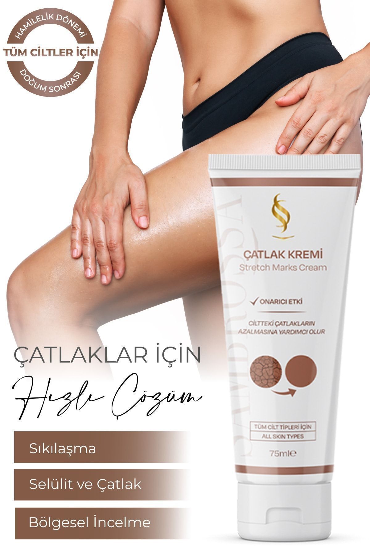 Çatlak Onarıcı & Çatlak Oluşumu Önleyici Krem 75ml Hamilelik & Doğum Sonrası