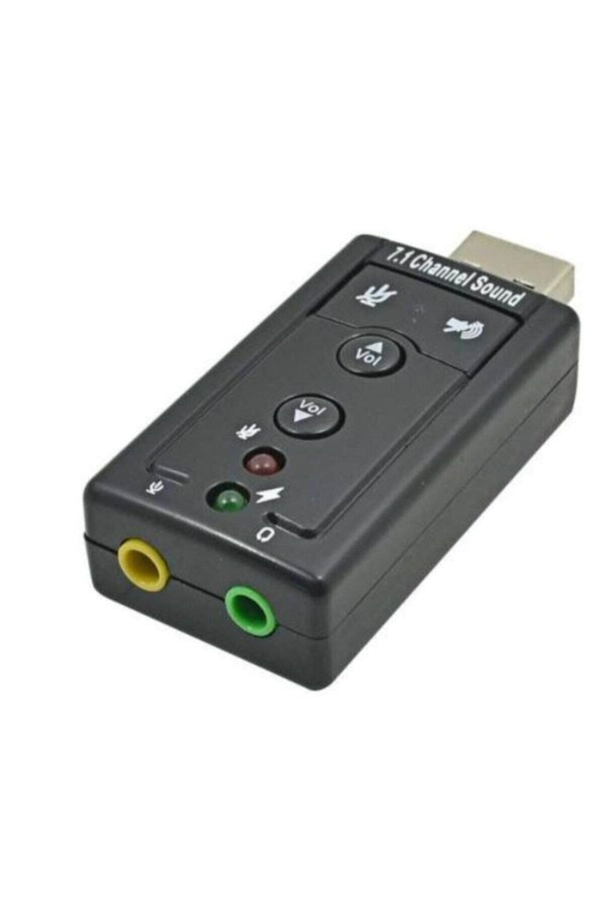 Usb 3d Ses Kartı 7 1 Uyumlu  Win Xp Win7 Win8 Win10 Android Linux Destekler