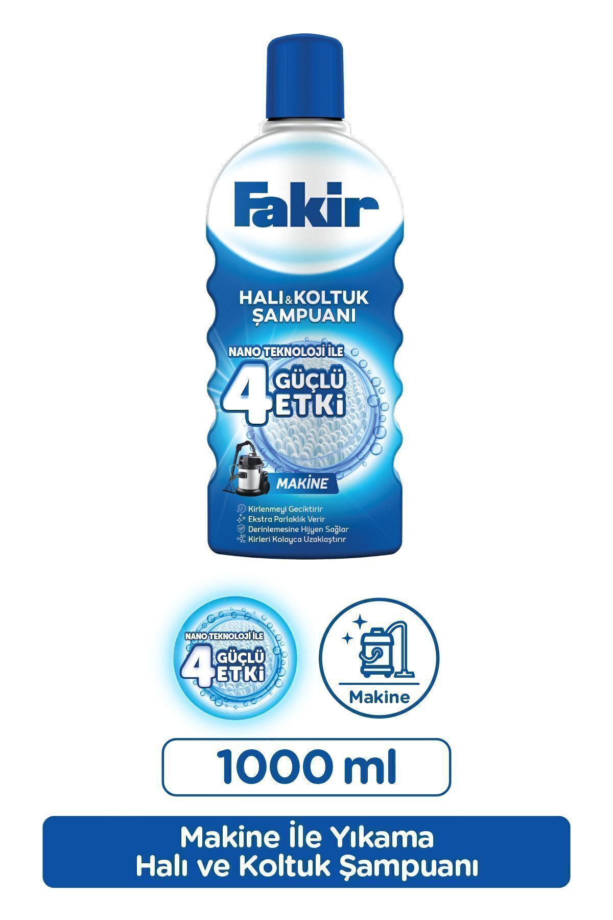 Makine Klasik Nano Teknolojili Halı Ve Koltuk Şampuanı 1000 ml