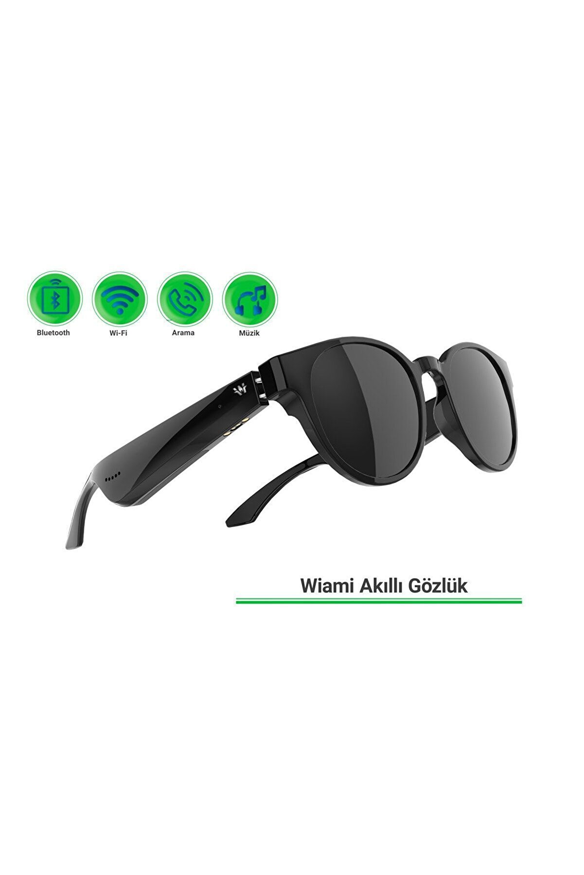 Wiami Bg-02m Akıllı Güneş Gözlüğü - Bluetooth, Sesli Komut Ve Stereo Hoparlörlü