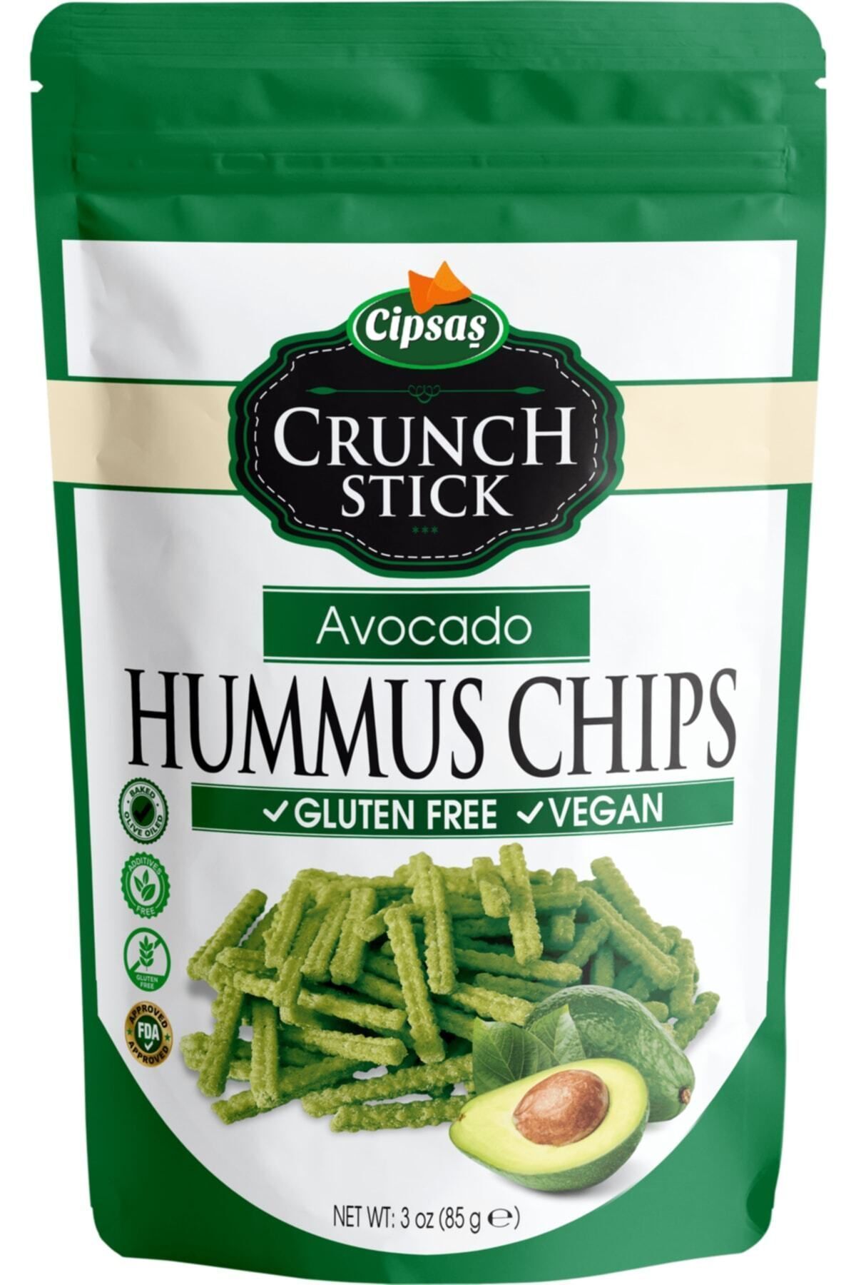 Avokado Çeşnili Nohut Cipsi 85 g x 1 adet