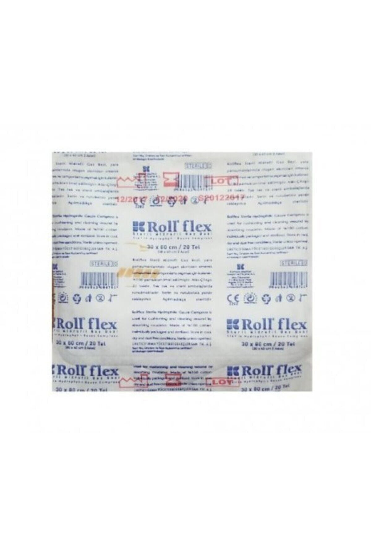 Flex Steril Hidrofil Gazlı Bez 30x80 Cm 2 Li 6 Zarf
