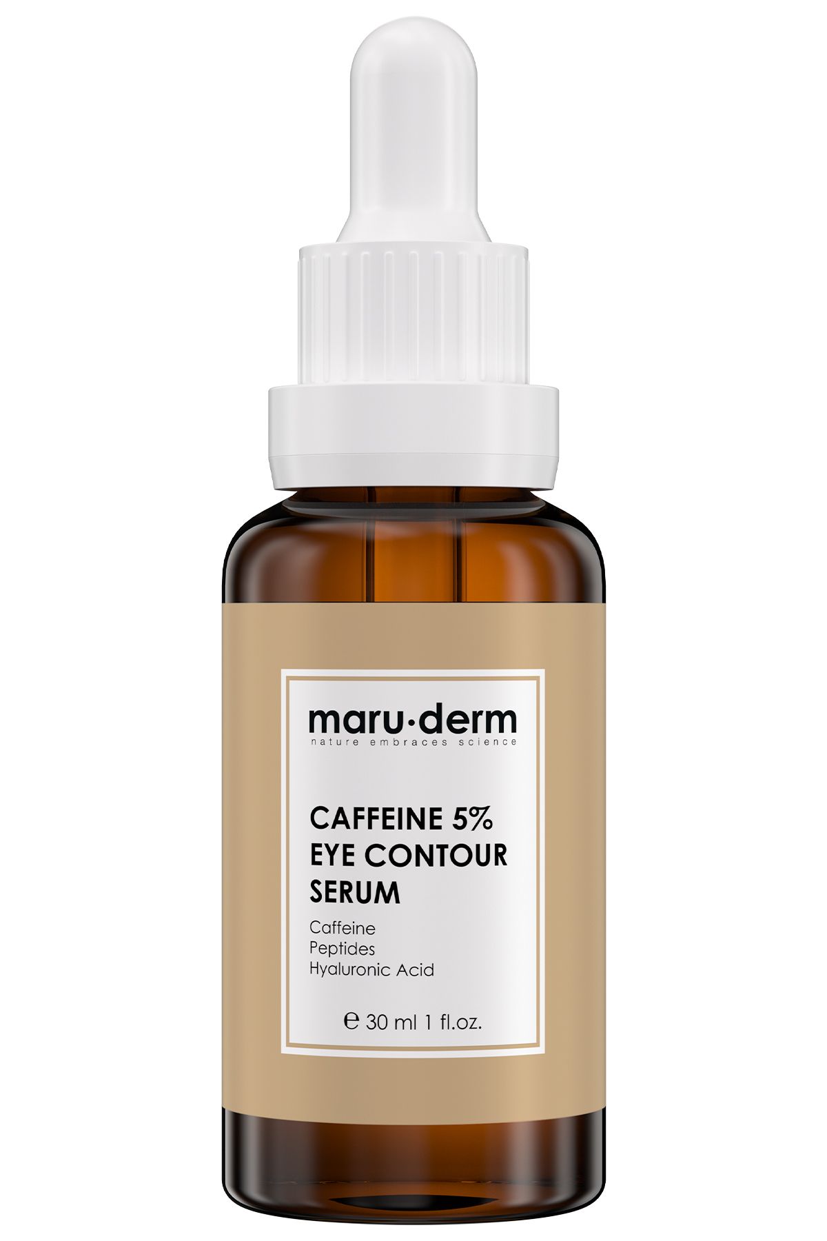 Maruderm Caffeine %5 + Peptides + Hyalüronik Asit Göz Çevresi Serumu 30 ml