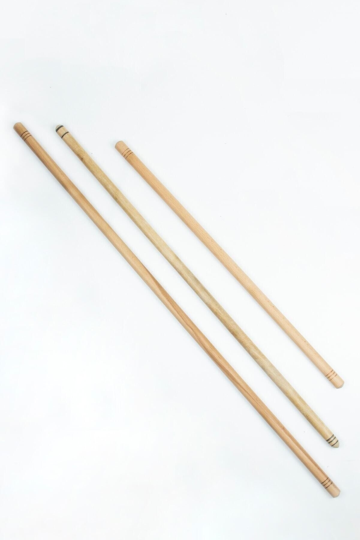 3'lü Oklava Seti (80cm, 60cm, 50cm)