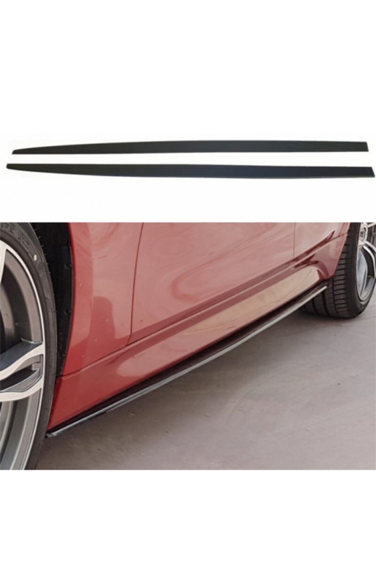 Bmw F30 Yan Marşpiyel Altı Lip Plastik Parlak Siyah