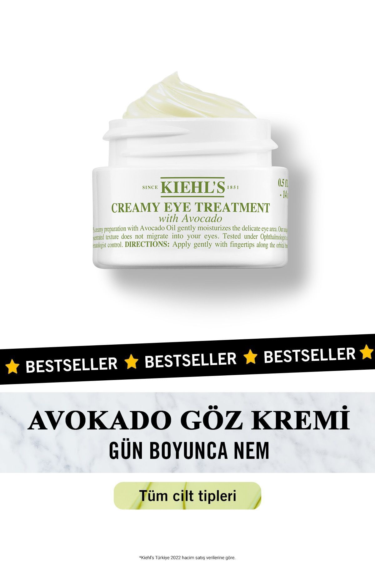 Creamy Eye Treatment Avokado Ile Yoğun Nemlendiren Göz Kremi 14 ml