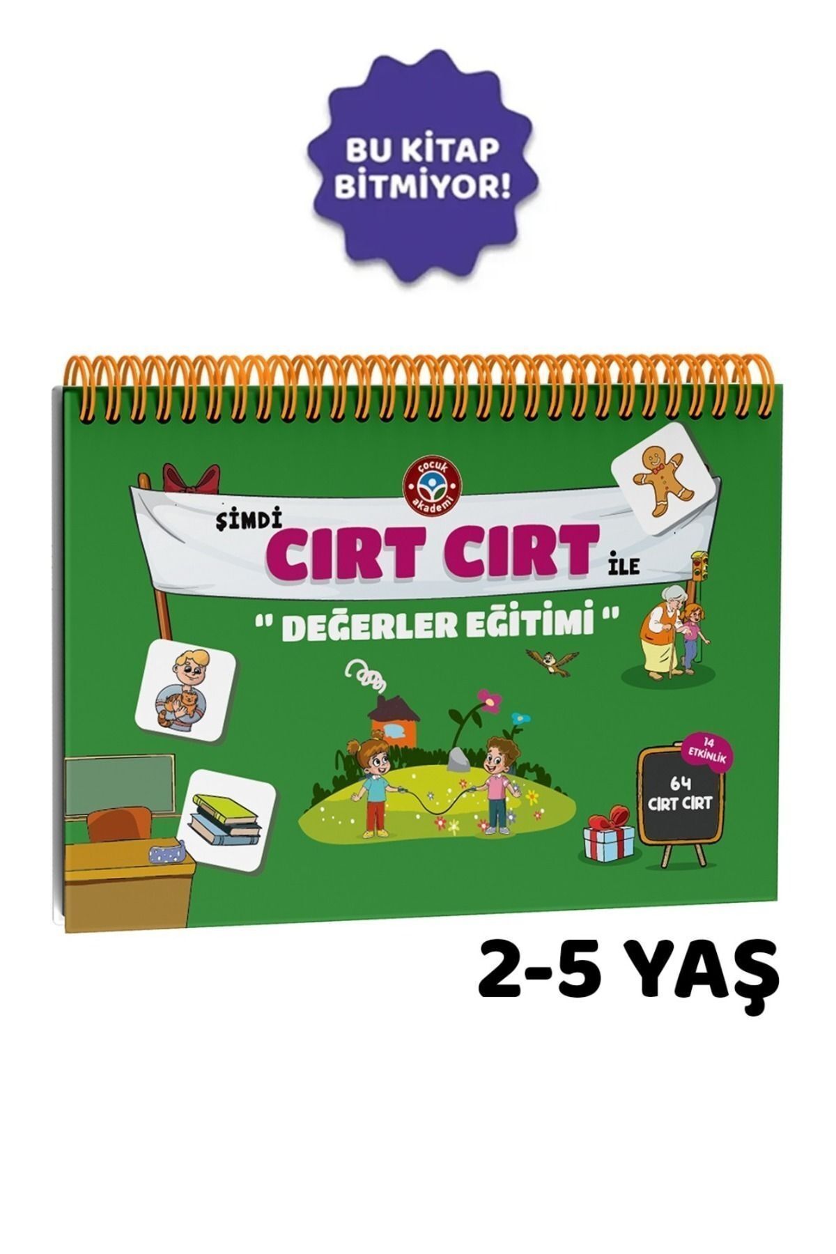 Şimdi Cırt Cırt Vakti Değerler Eğitimi Etkinlik Kitabı