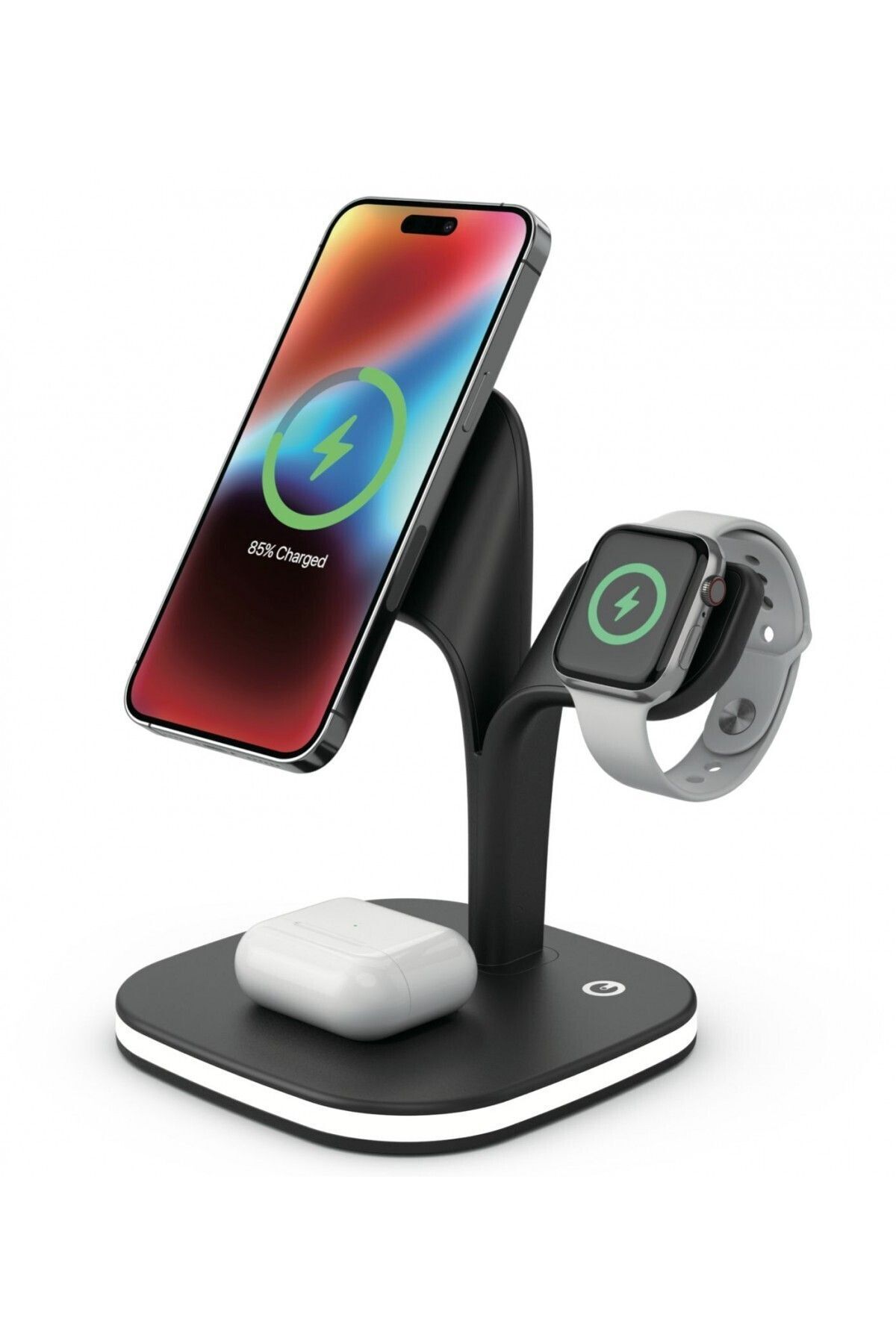 5in1 Wireless Şarj Istasyonu Ws-50 Siyah