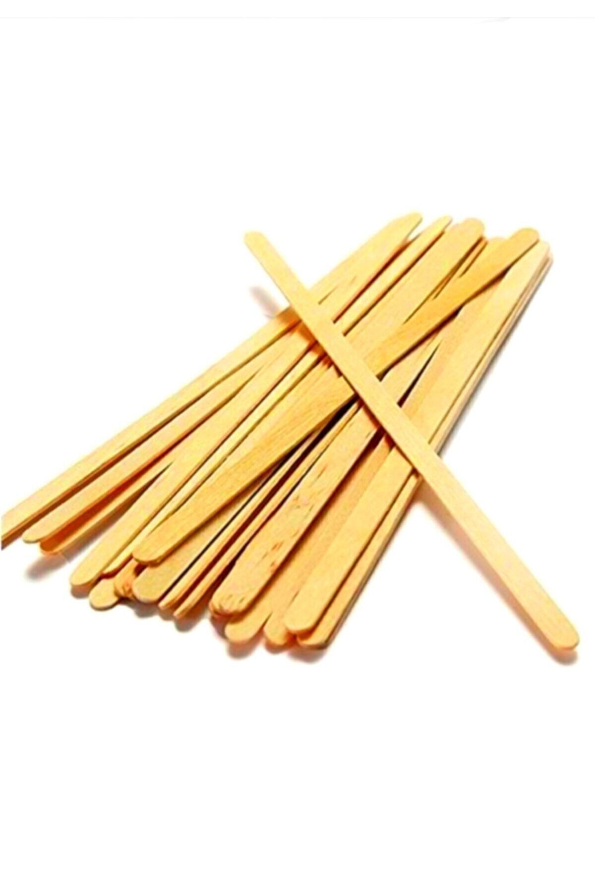 Tahta Çay Kahve Karıştırıcı 50 Adet