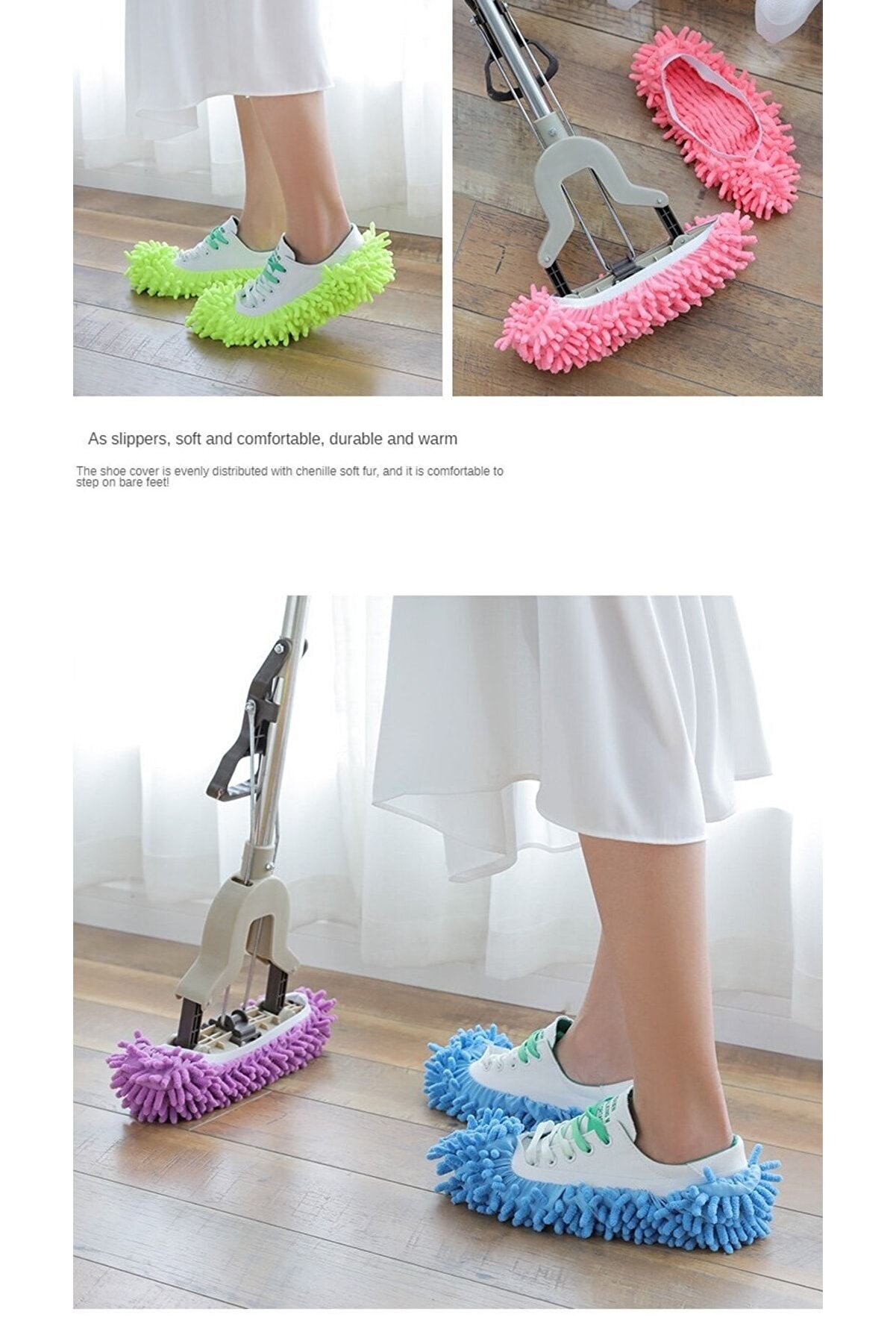 Bir Çift Ayakkabı Ev Zemin Tembel Paspas Ayakkabı Temizlik Bezi Oturma Odası Için Temizlik Malzemesi