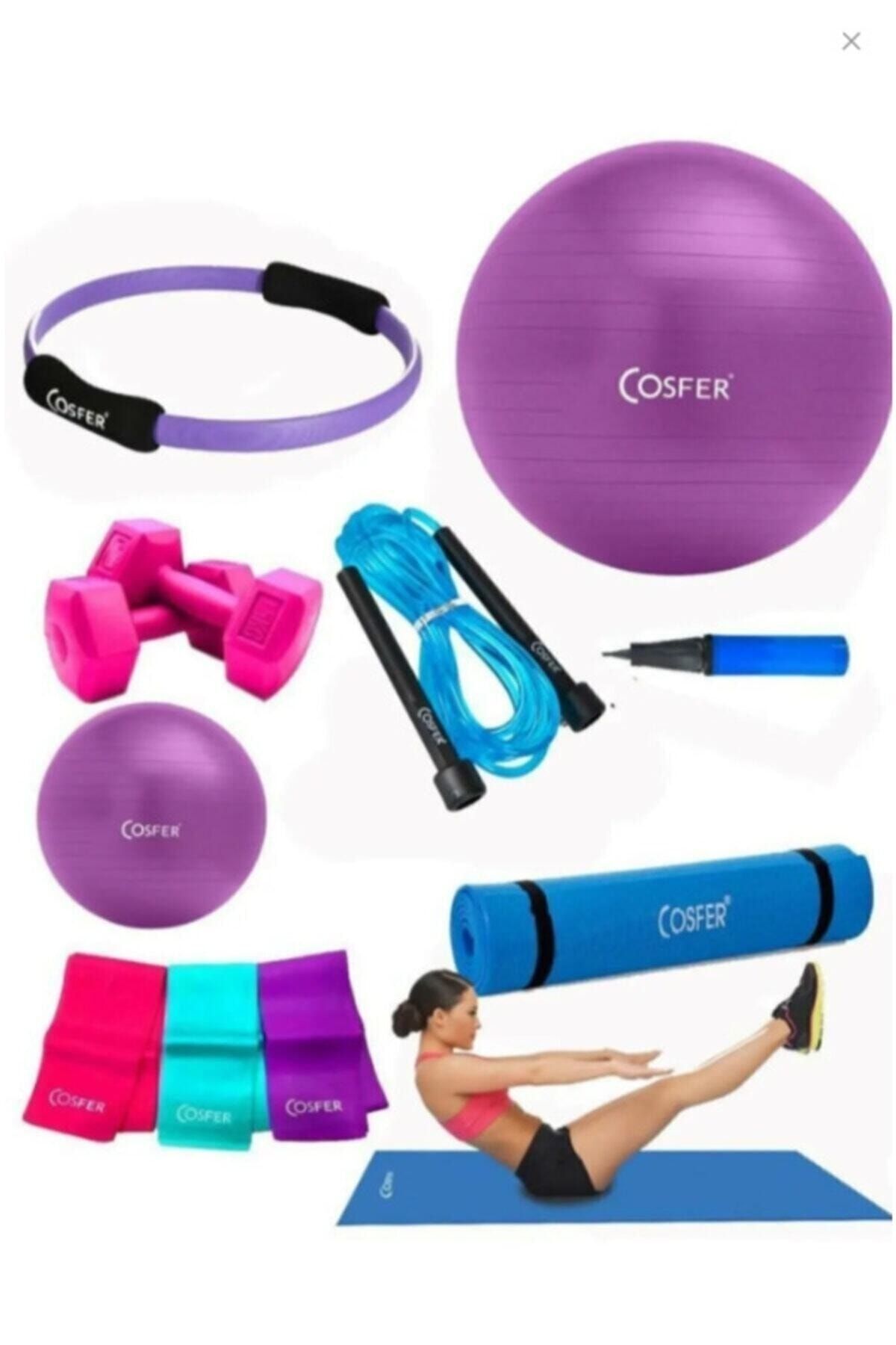 Csf-tr033 8 Li Pilates Seti Pilates Minderi