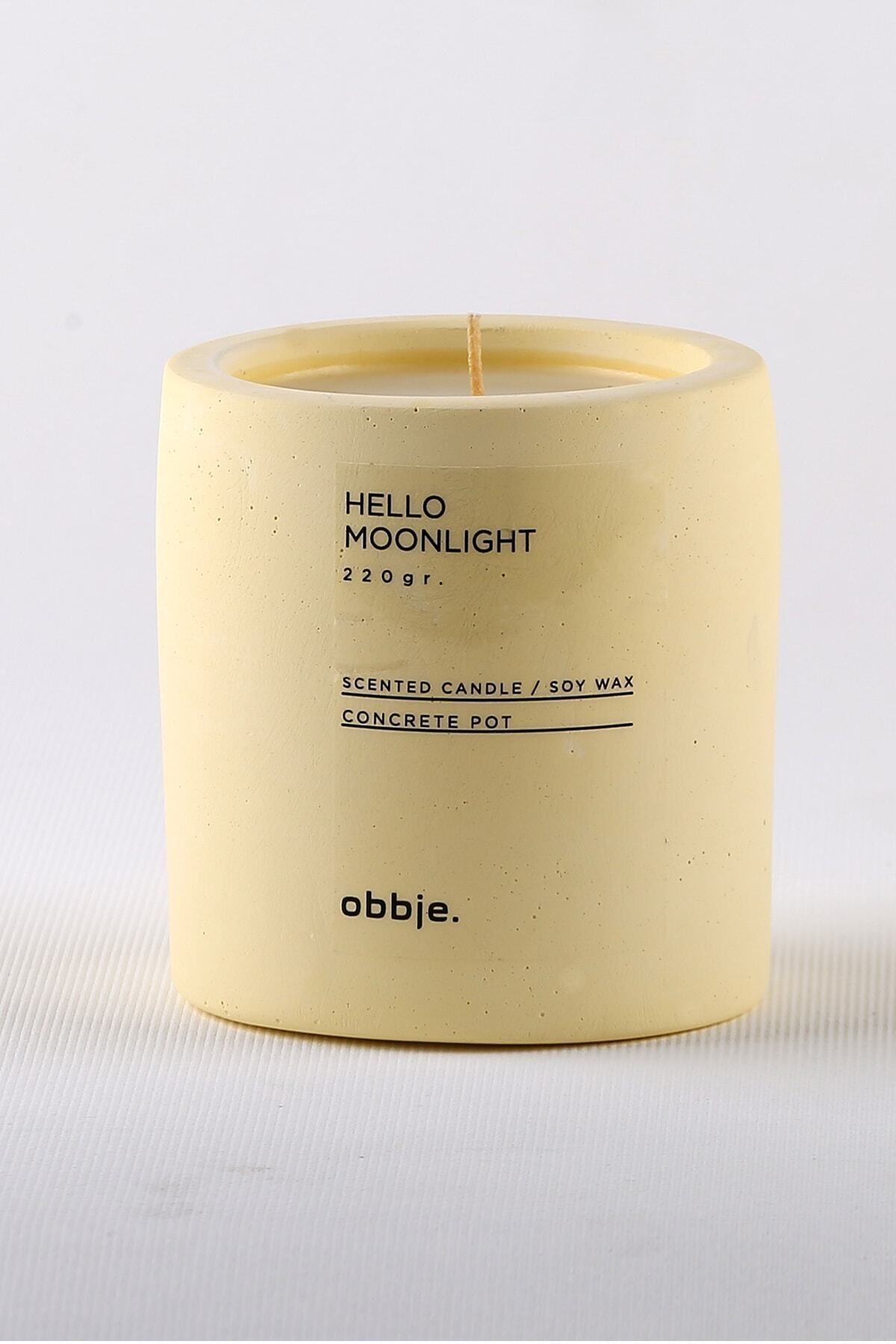 Vanilla & Marshmallow Kokulu, Dekoratif Beton Mum