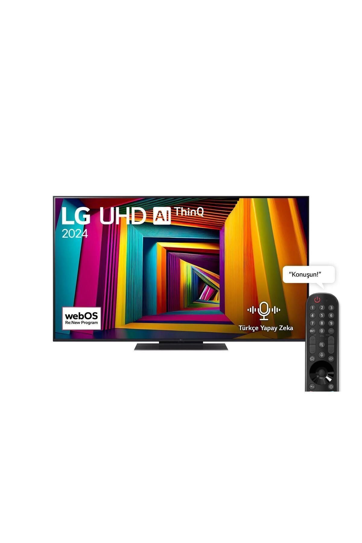 65 inç LG UHD UT91 4K Smart TV AI Sihirli Kumanda HDR10 webOS24 2024