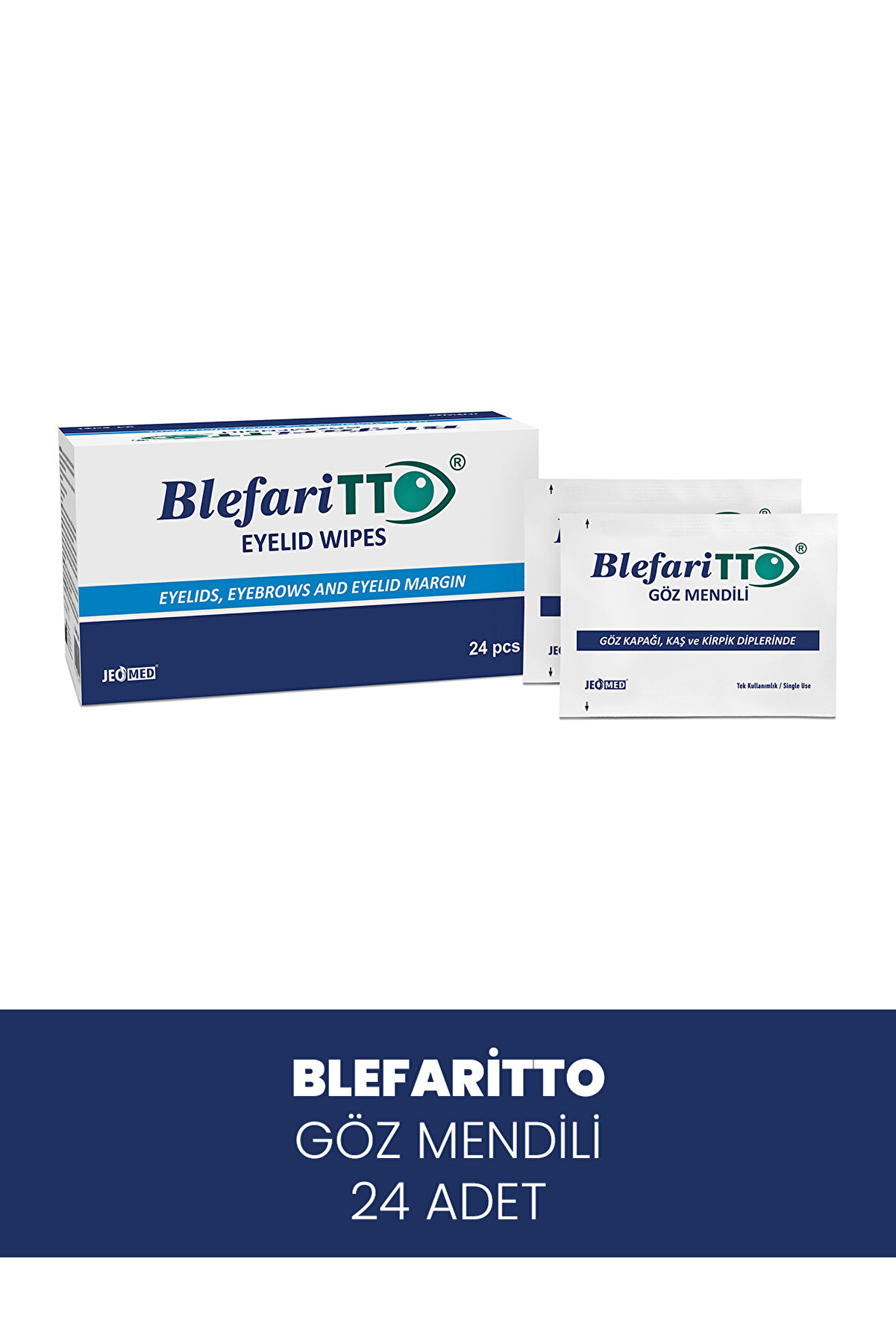 Swab Göz Çevresi Mendili 24'lü Göz Ve Makyaj Temizleme(ÇAY AĞACI YAĞI / TEA TREE OIL)