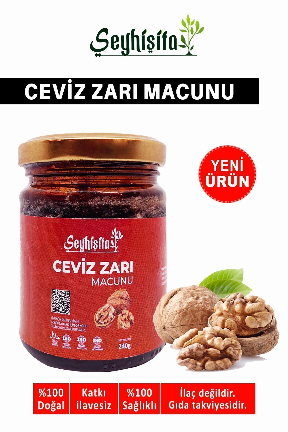 Ceviz Zarı Macunu