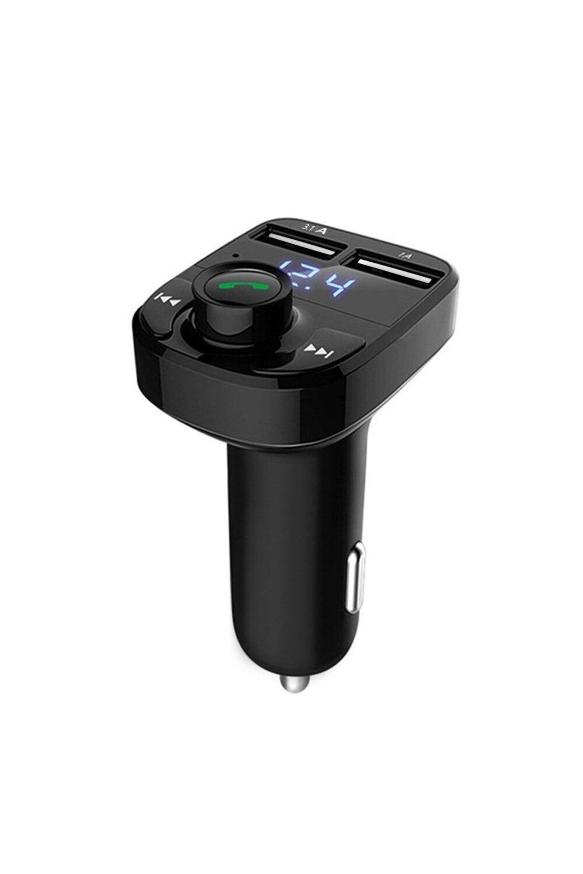 Araç Fm Transmitter Bluetooth 5.0 Usb Sd Card Müzik Oto Aksesuar