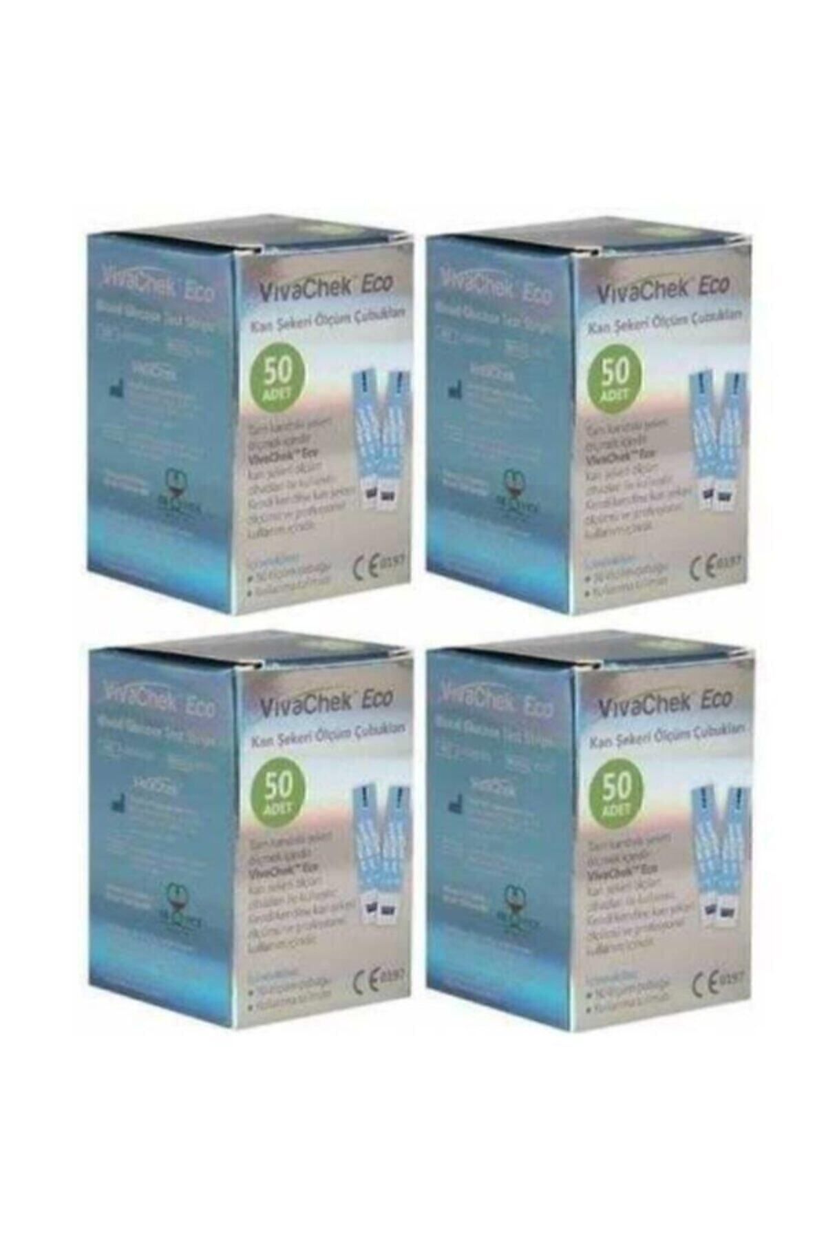 Şeker Ölçüm Çubuğu/Strip 50 Li 4 Adet 200Lu