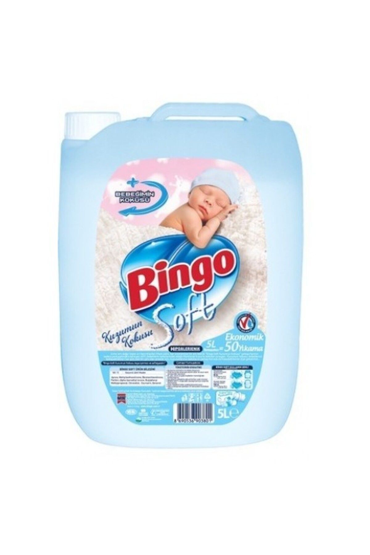 Soft Kuzumun Kokusu Çamaşır Yumuşatıcısı 5 Lt