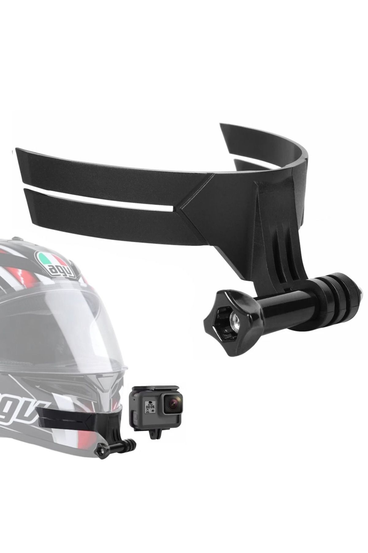 Motosiklet Kask Çene Yapıştırıcılı Aksiyon Kamera Tutucu