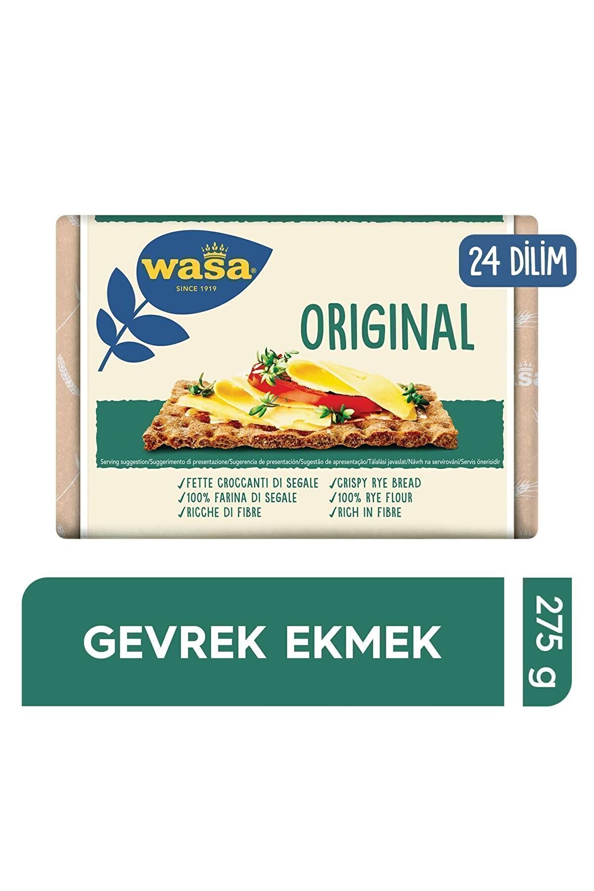 Sade Gevrek Ekmek Crispbread Original 275 gr