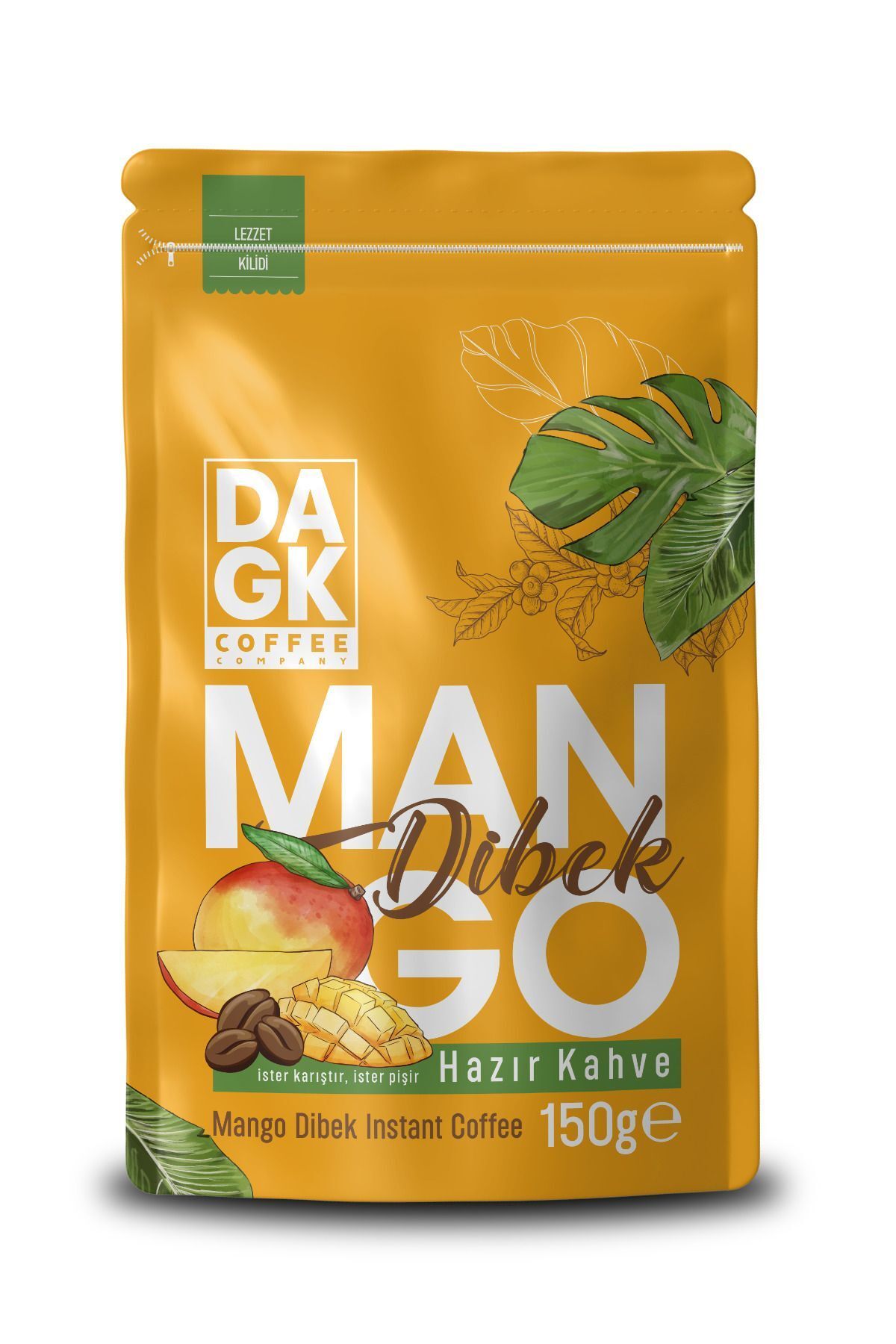 Mango Dibek Kahvesi 150g (MANGO AROMALI HAZIR KAHVE) Ister Karıştır, Ister Pişir